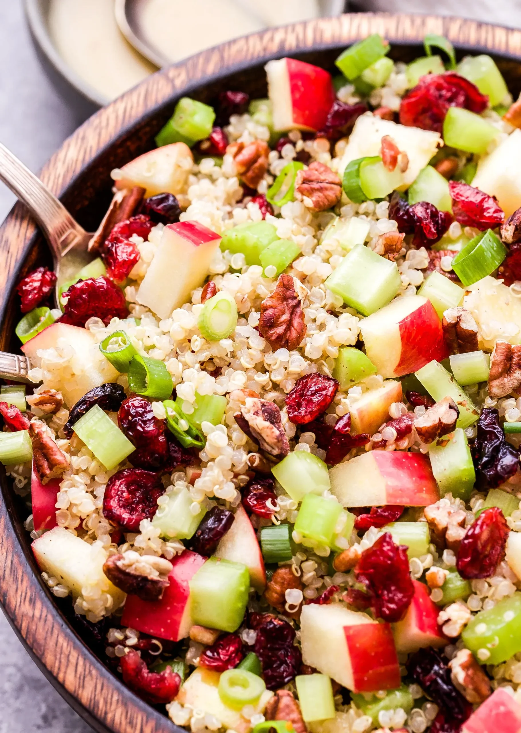 Cranberry Apple Quinoa Salad