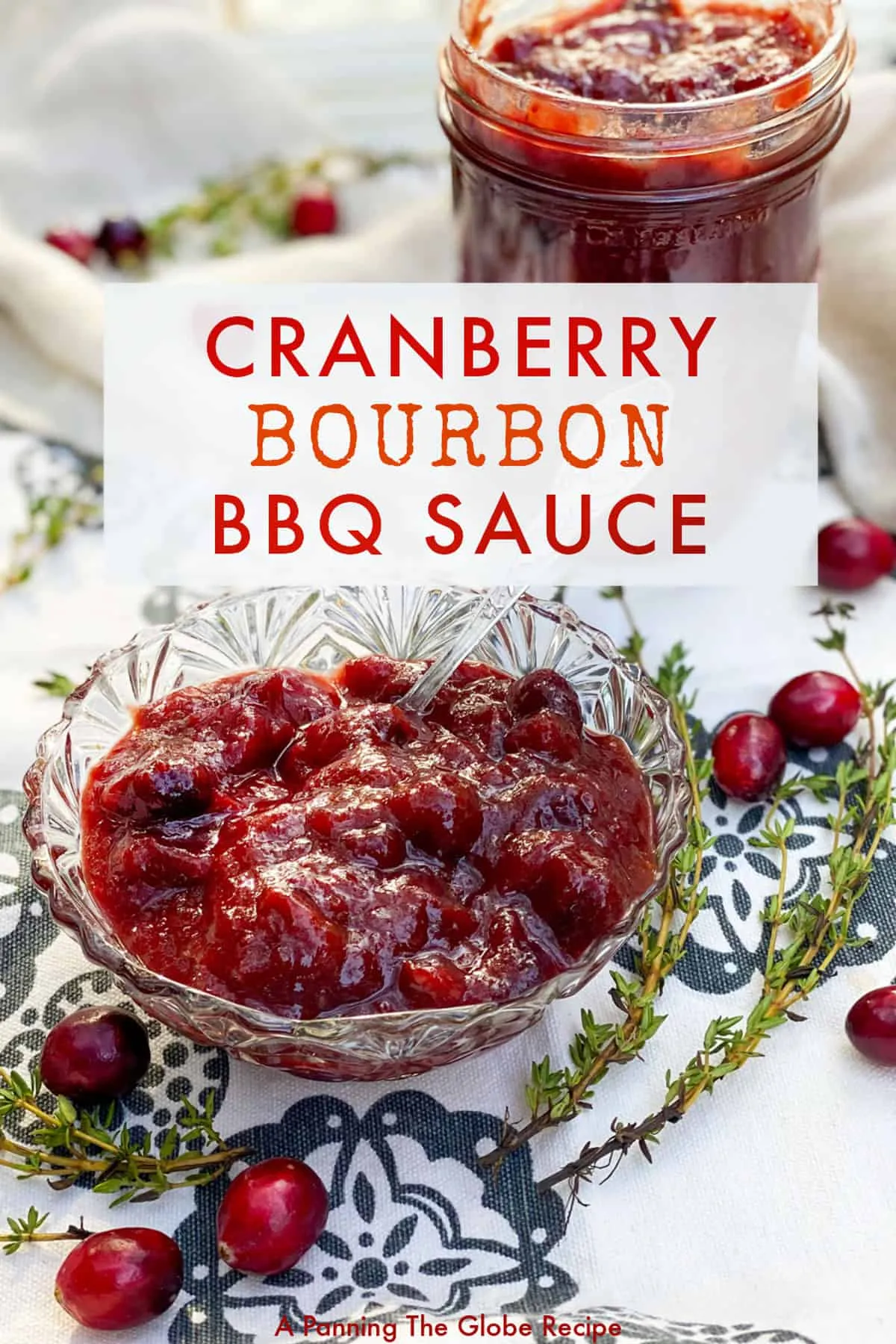 Cranberry Bourbon BBQ Sauce