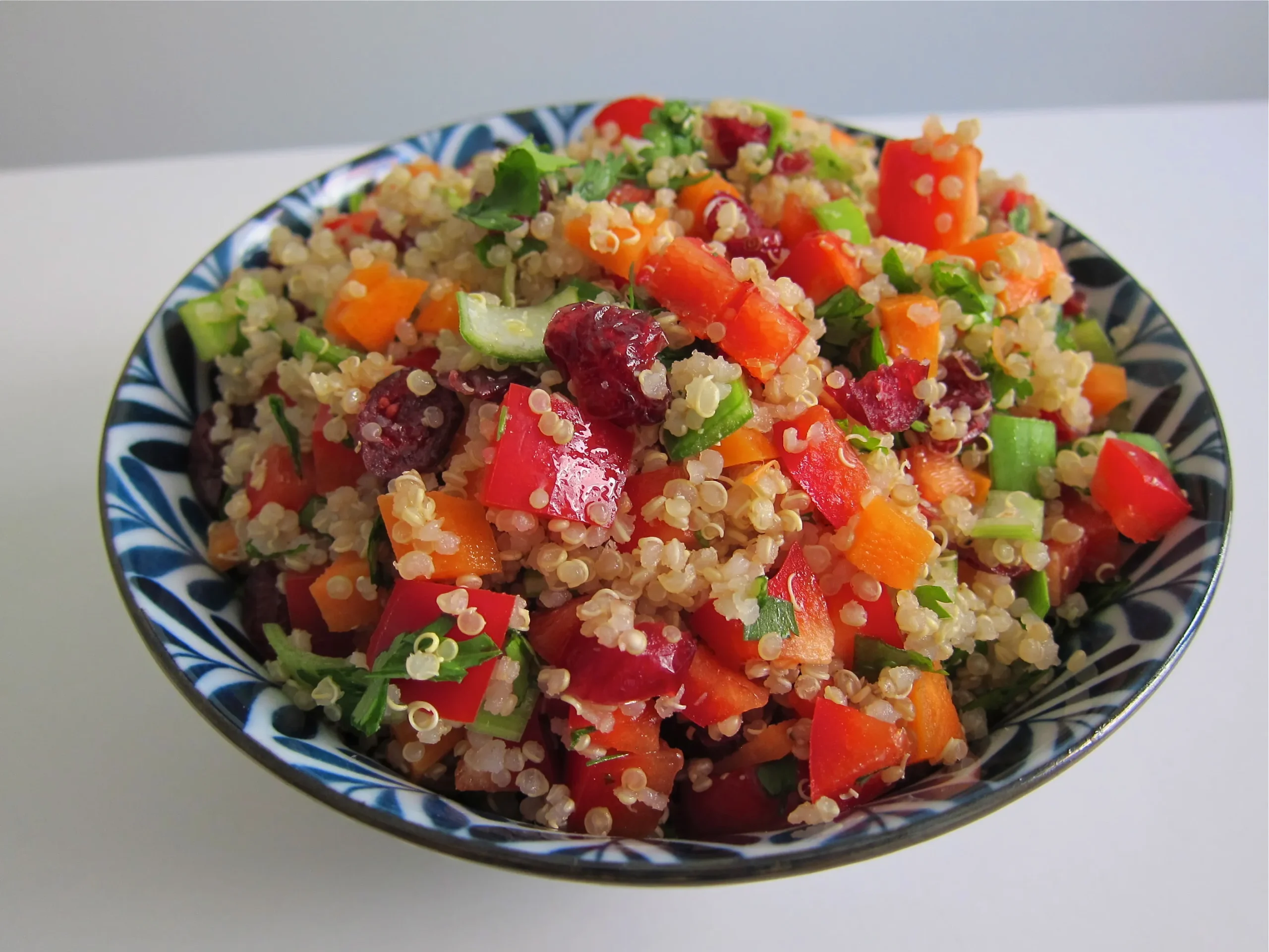 Cranberry Cilantro Quinoa Salad