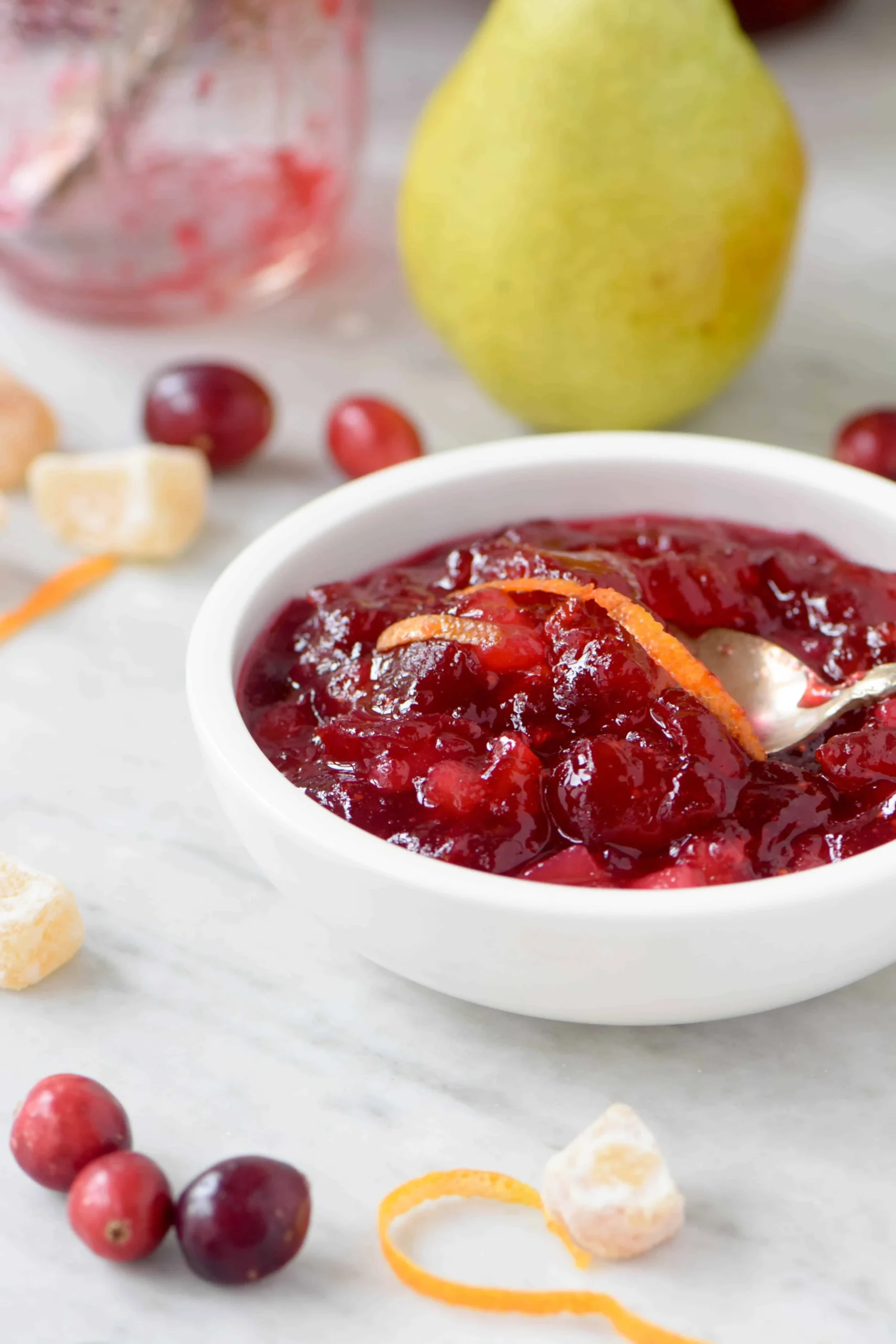 Cranberry Coffee Pear Relish