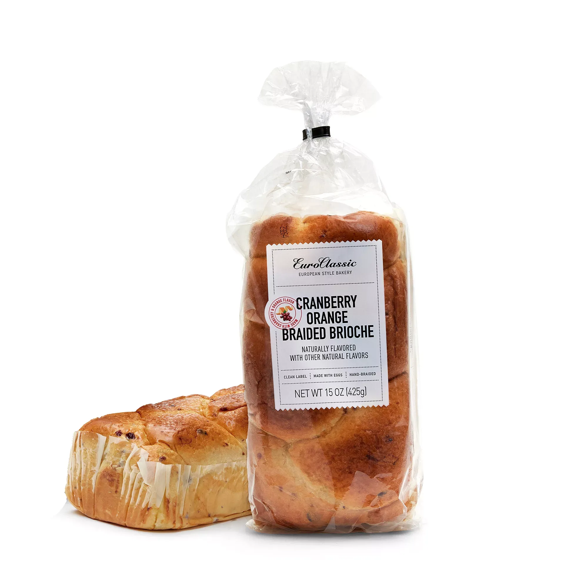 Cranberry Orange Braided Brioche