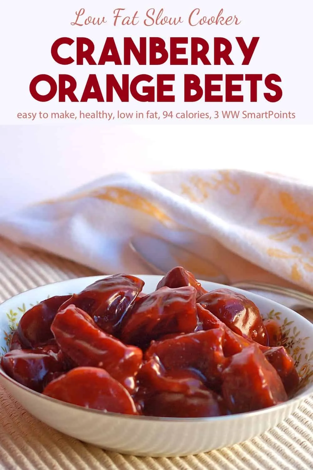 Cranberry Orange Slow Cooker Beets