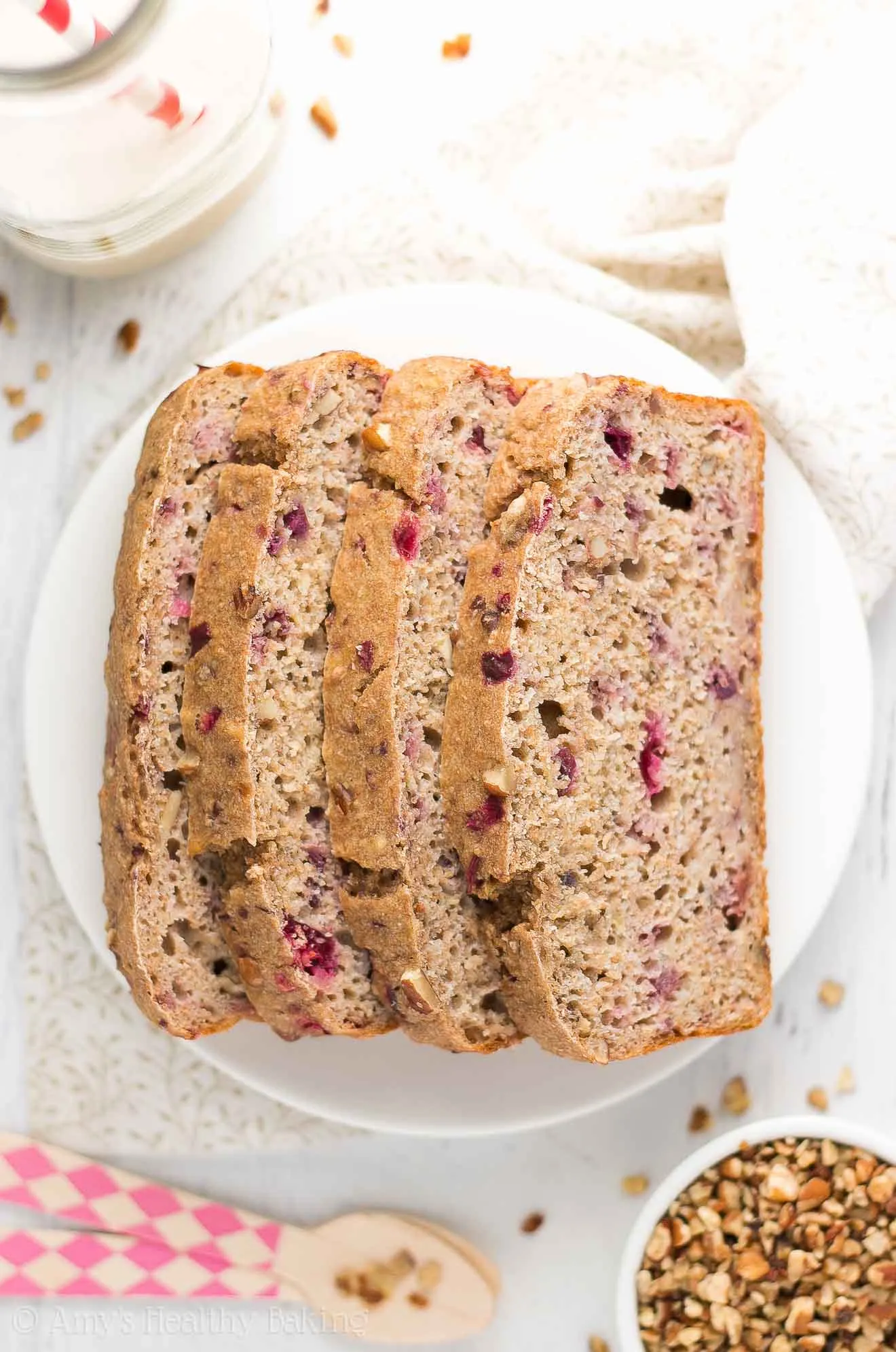 Cranberry Pecan Banana Bread