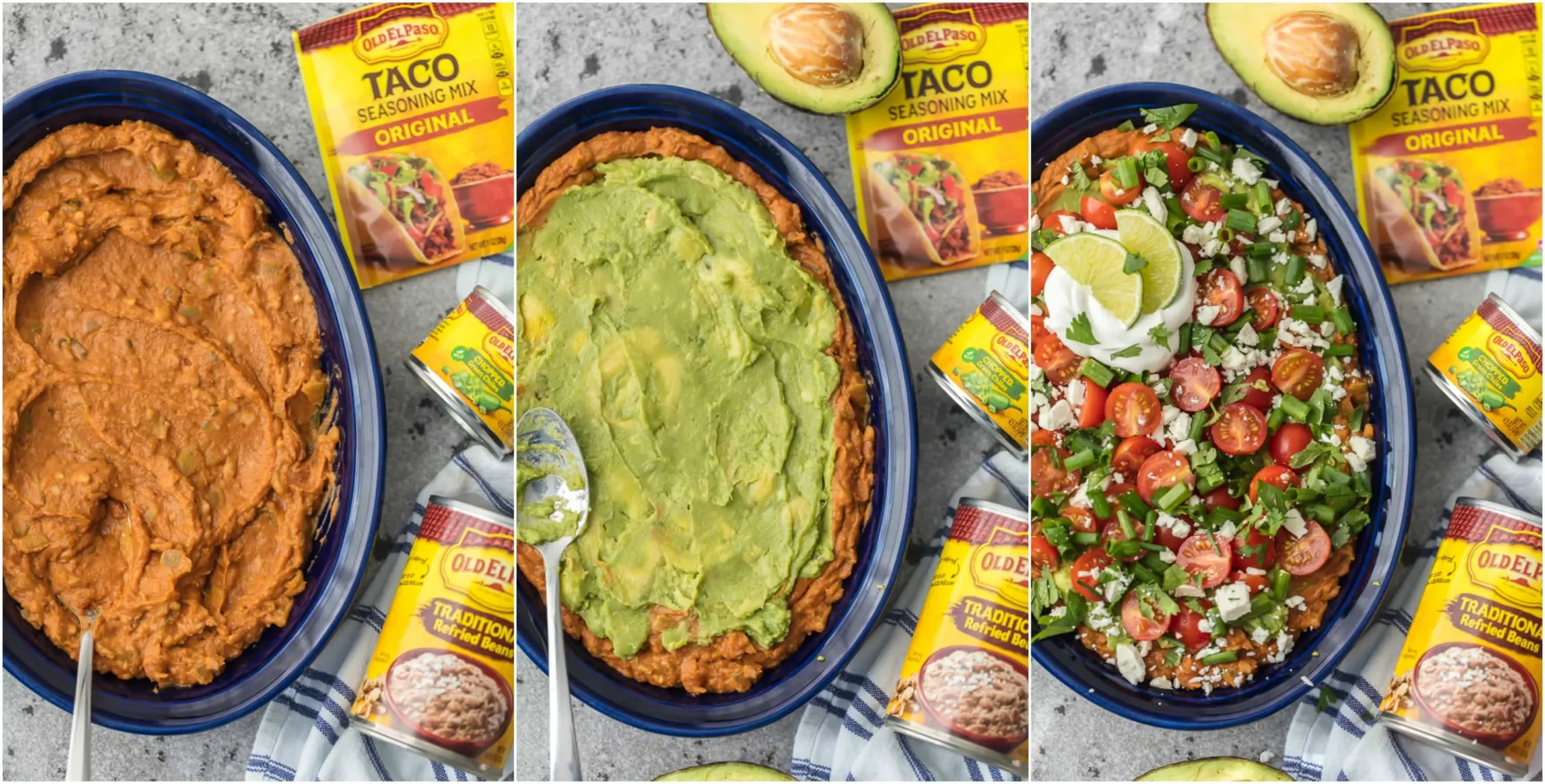 Crazy Good Guacamole Bean Dip