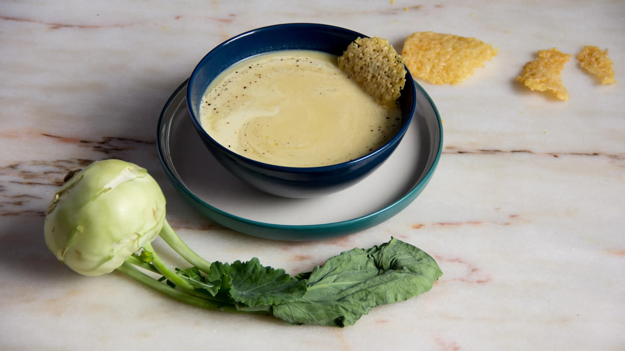 Cream of Kohlrabi Soup