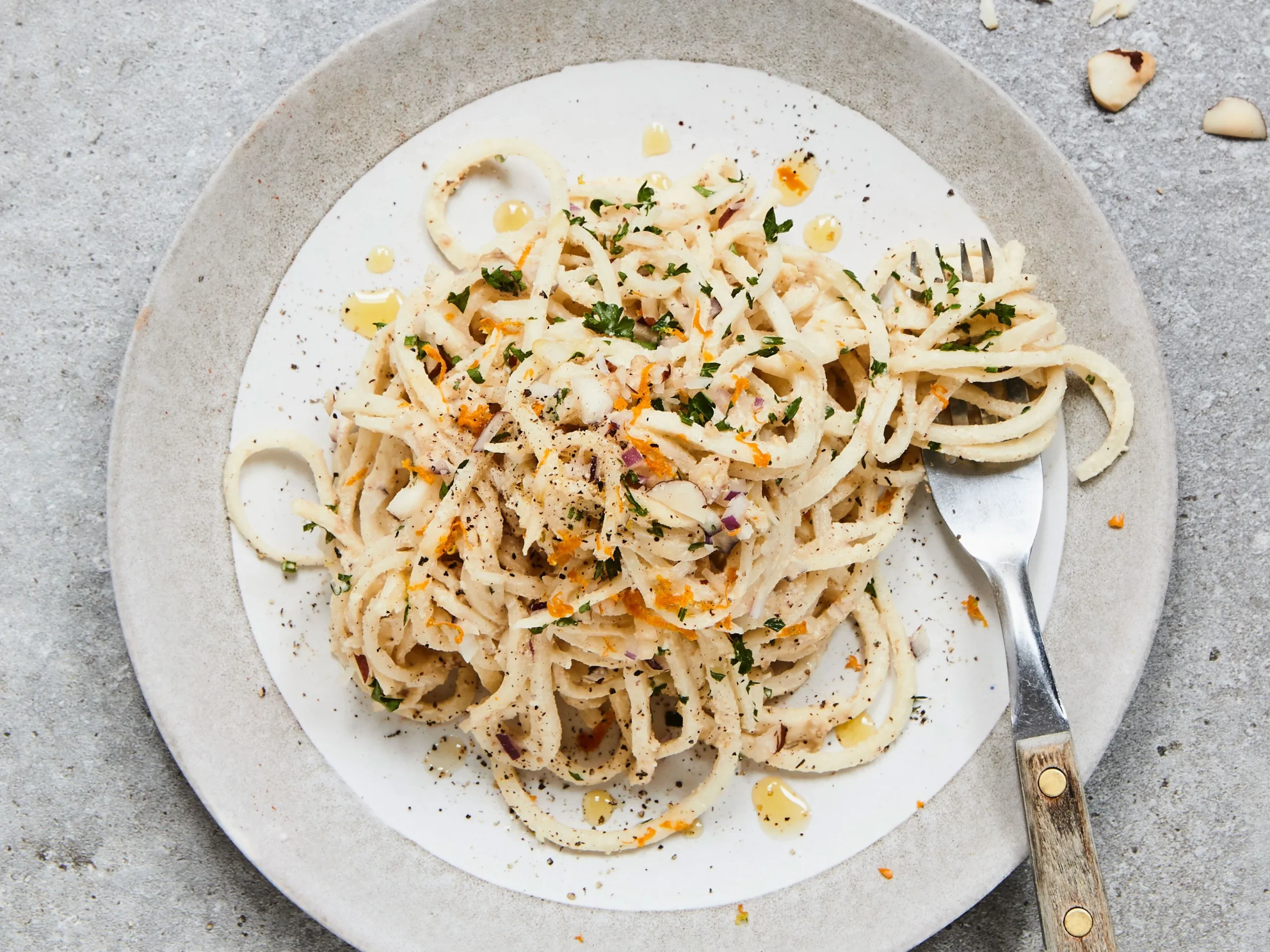 Creamed Celery with Pecans