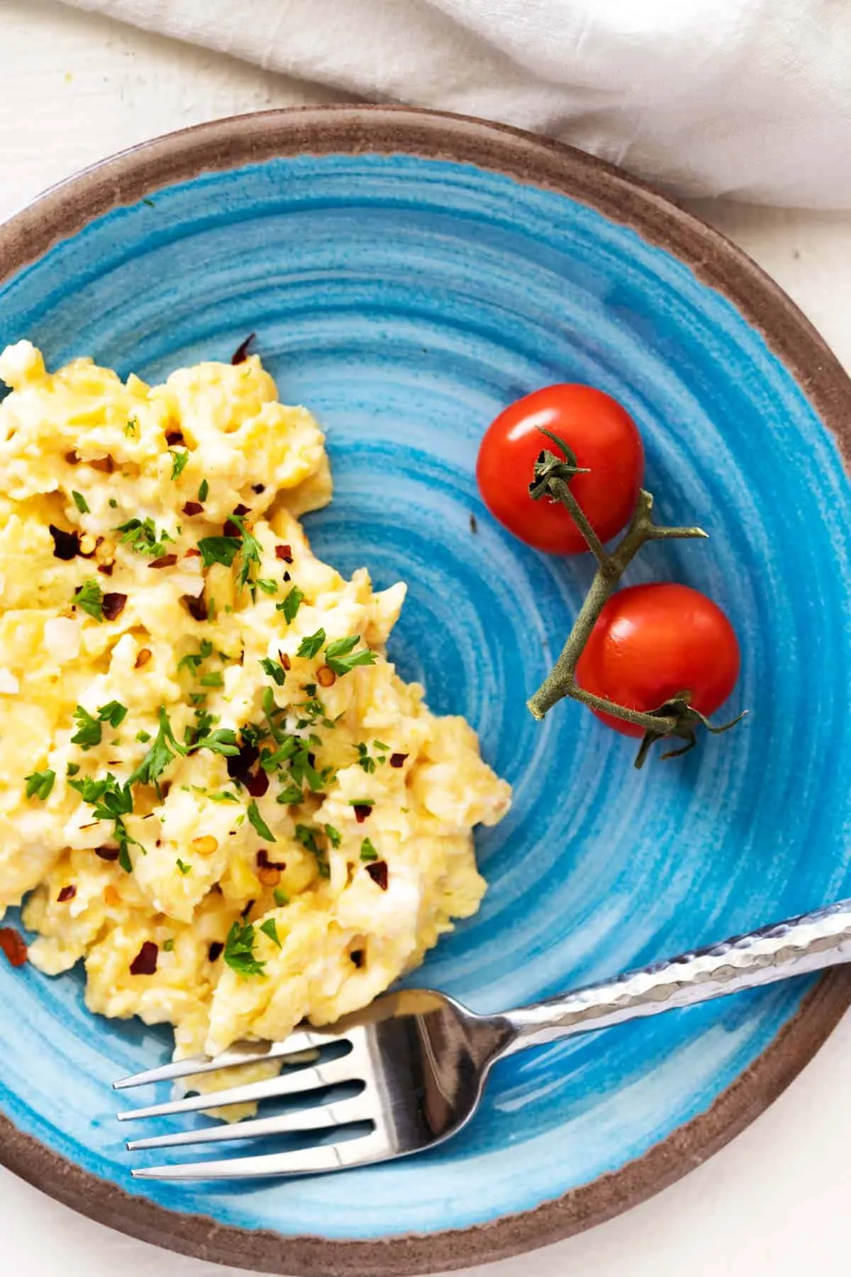 Creamiest Keto Scrambled Eggs
