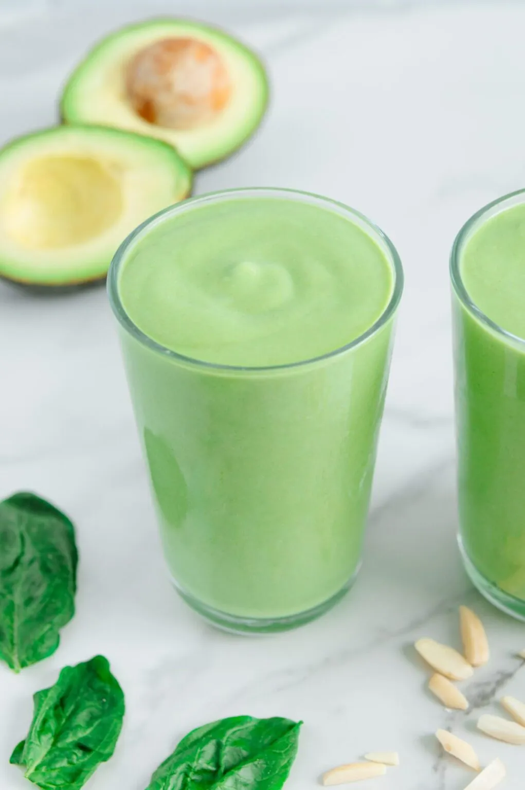 Creamy Avocado Vanilla Smoothie with Hidden Veggies (Vegan, Paleo)