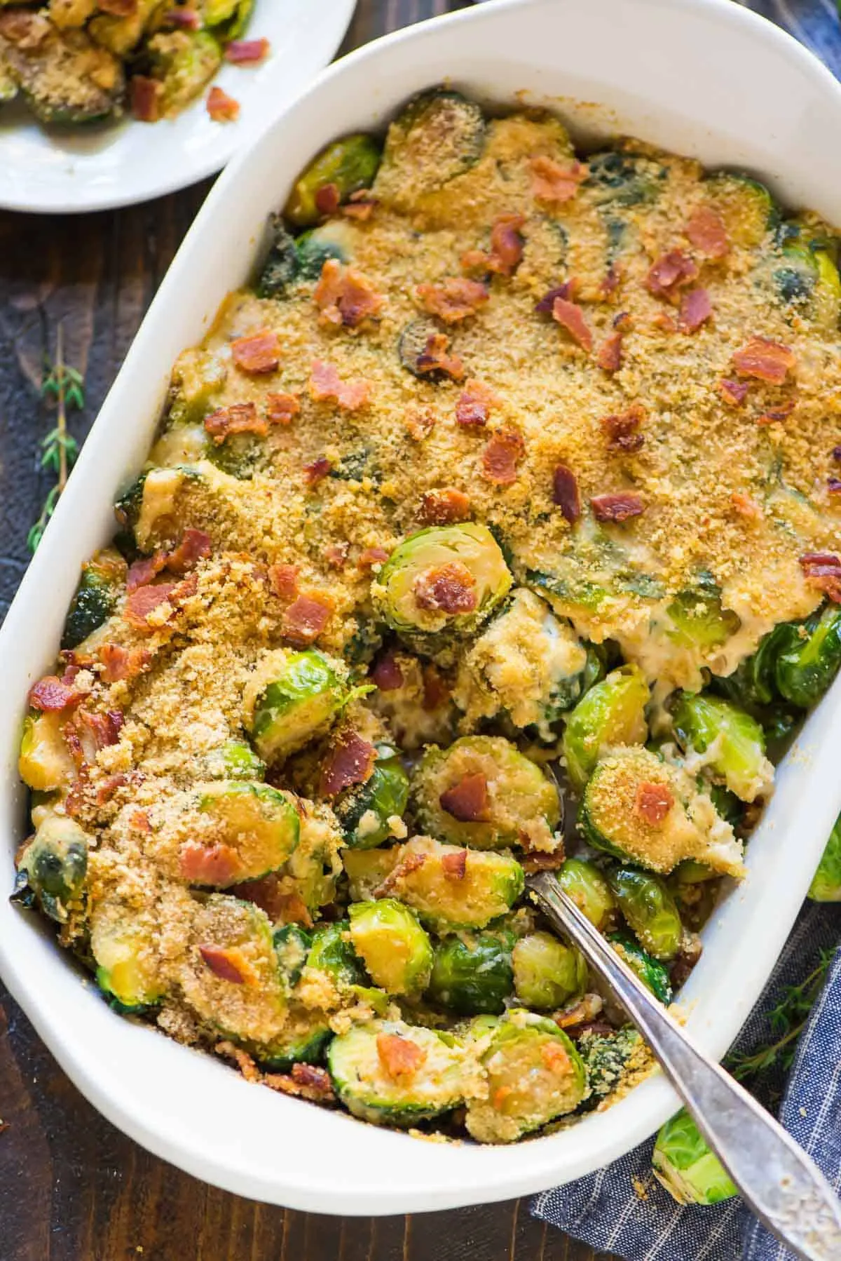 Creamy Brussels Sprout Casserole