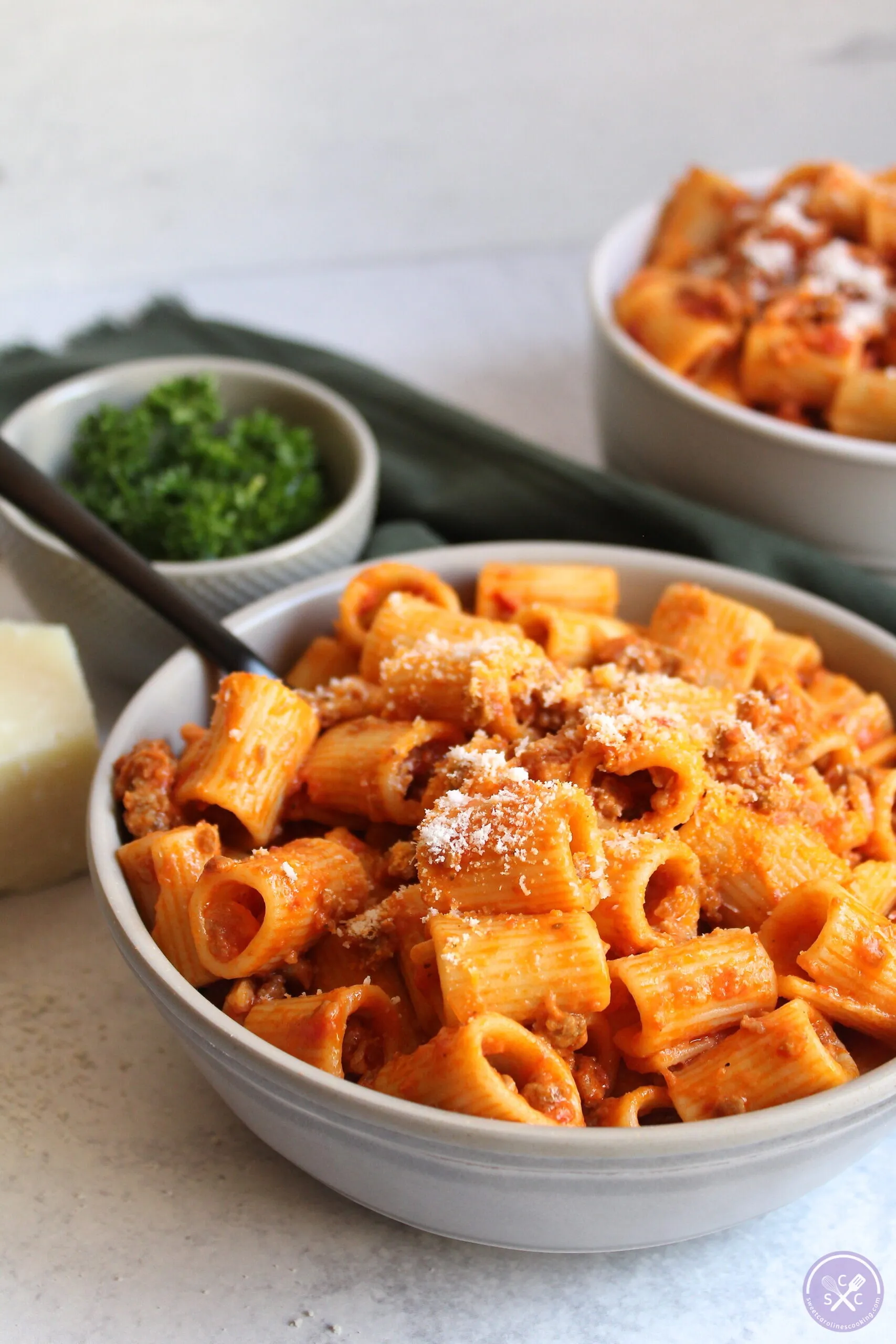 Creamy Calabrian Chili Bolognese