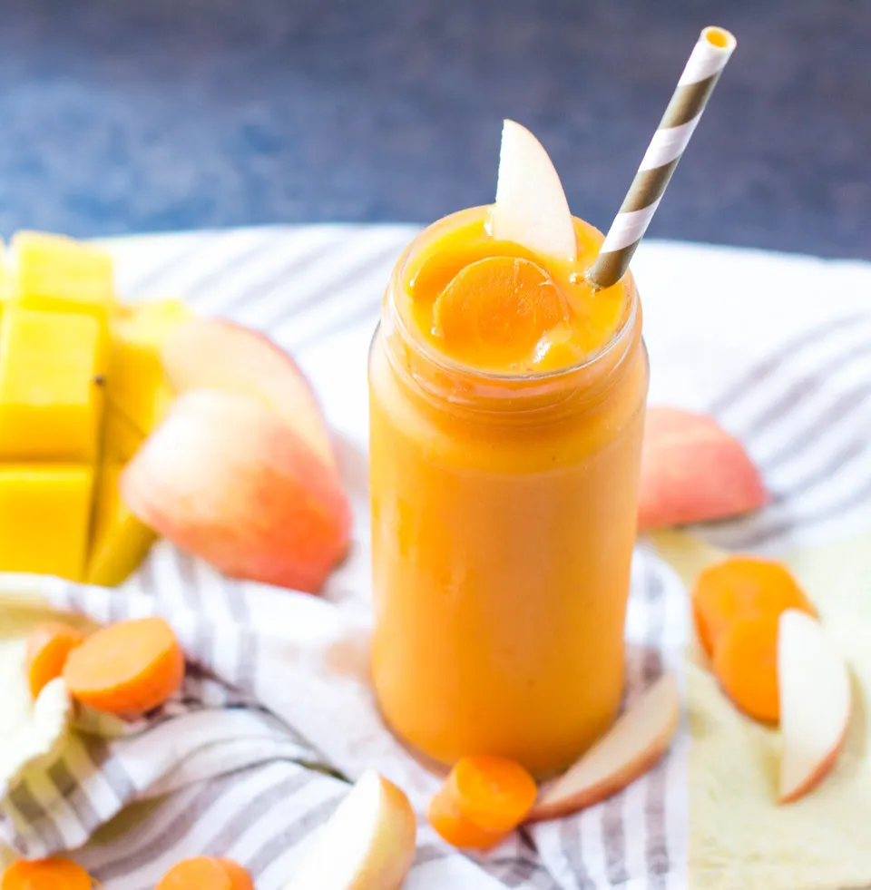 Creamy Carrot Mango Ginger Smoothie