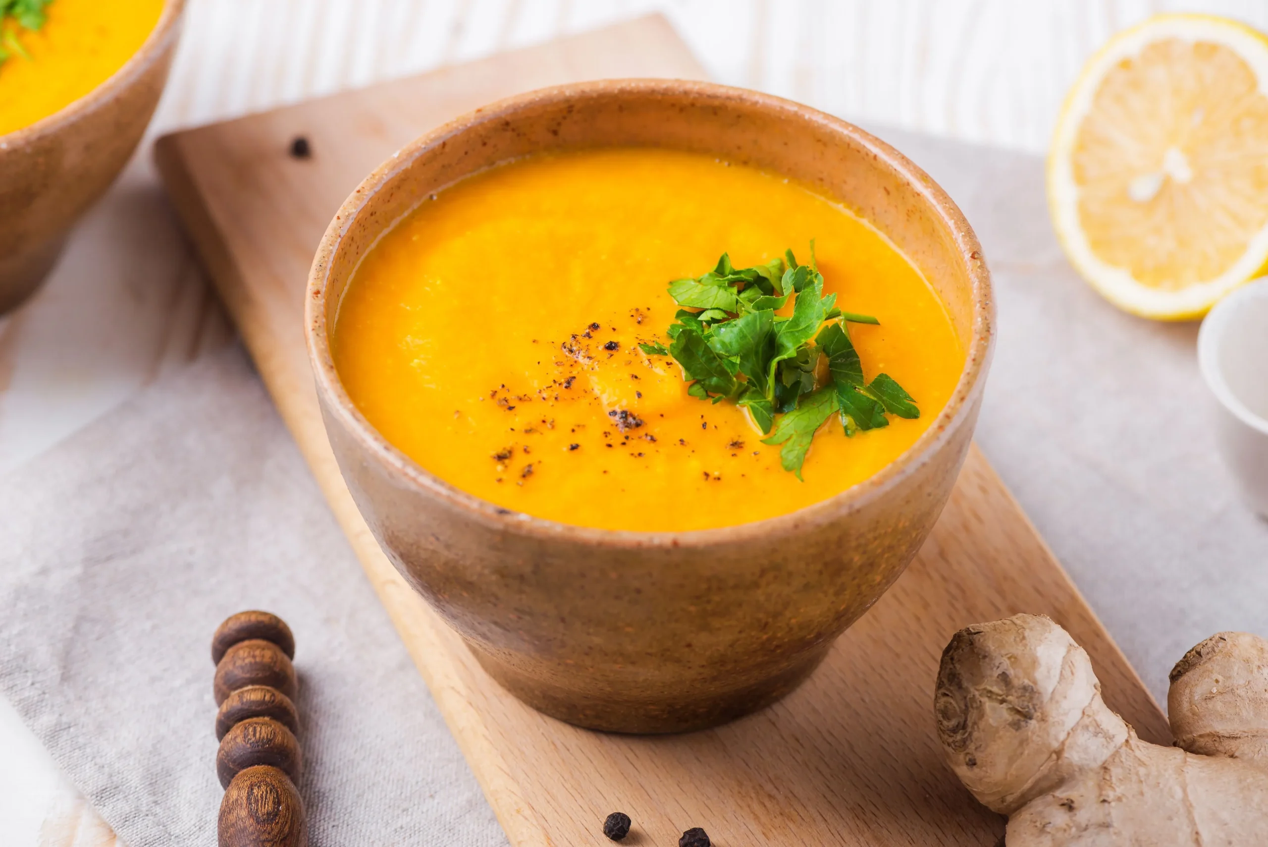 Creamy Carrot and Ginger Soup