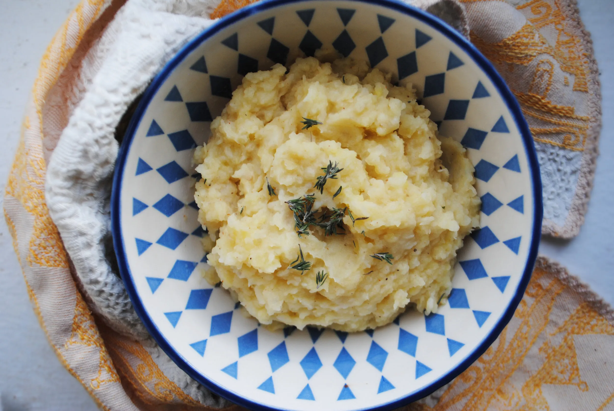 Creamy Celeriac Potato Mash with Brown Butter