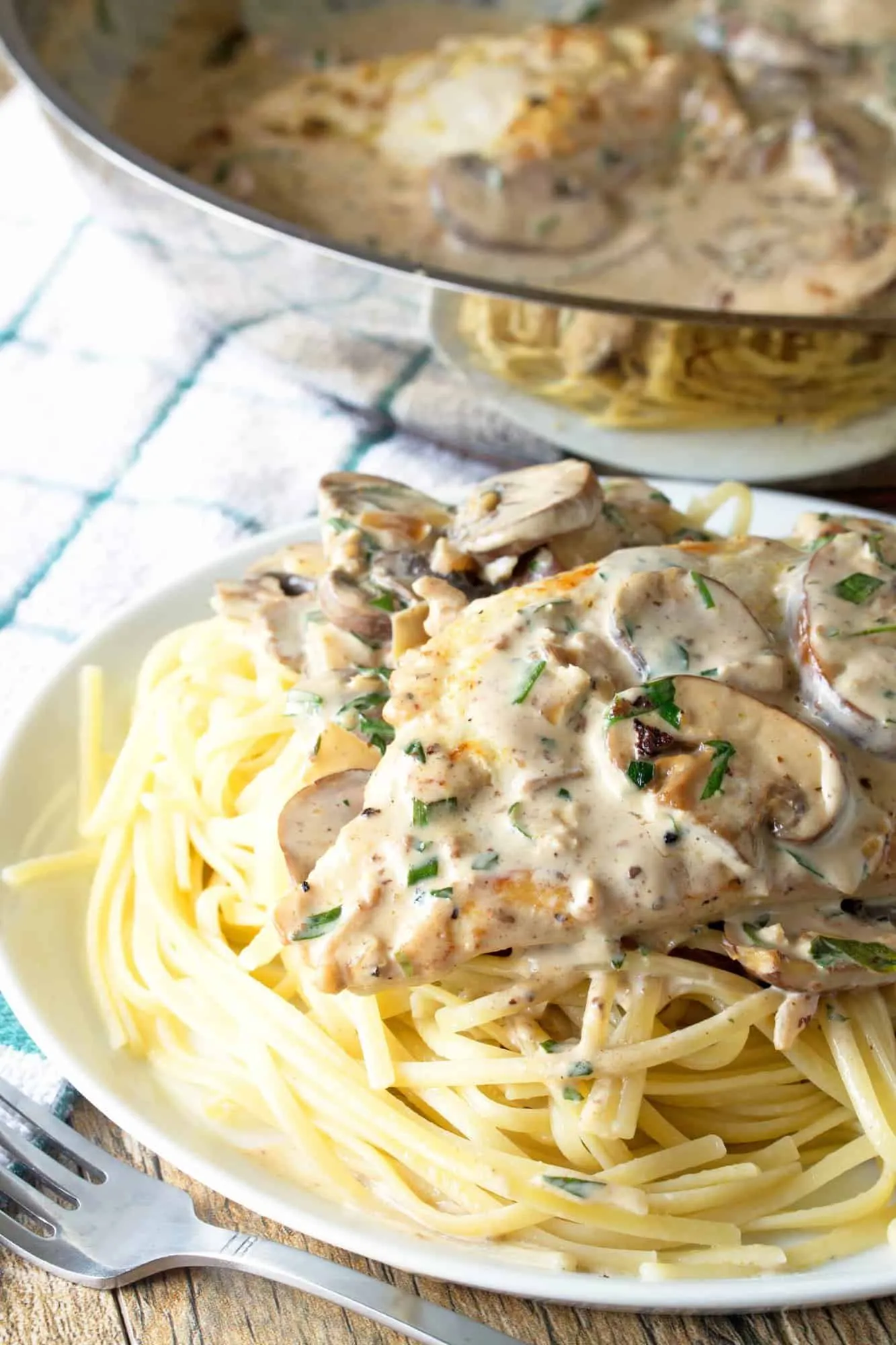 Creamy Dijon Chicken Pasta