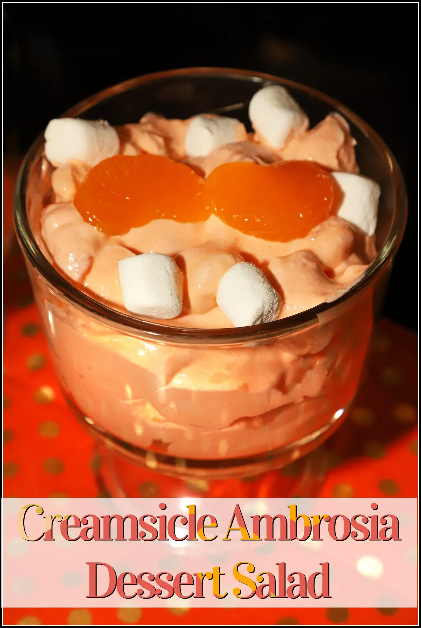 Creamy Orange Ambrosia Pudding