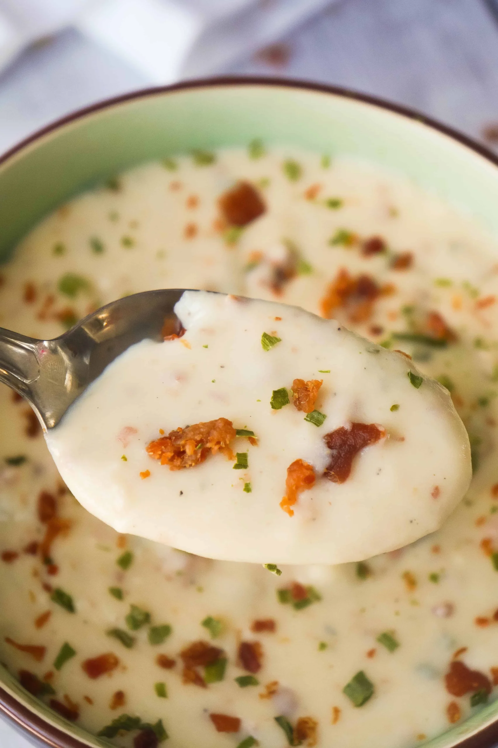 Creamy Potato and Bacon Soup