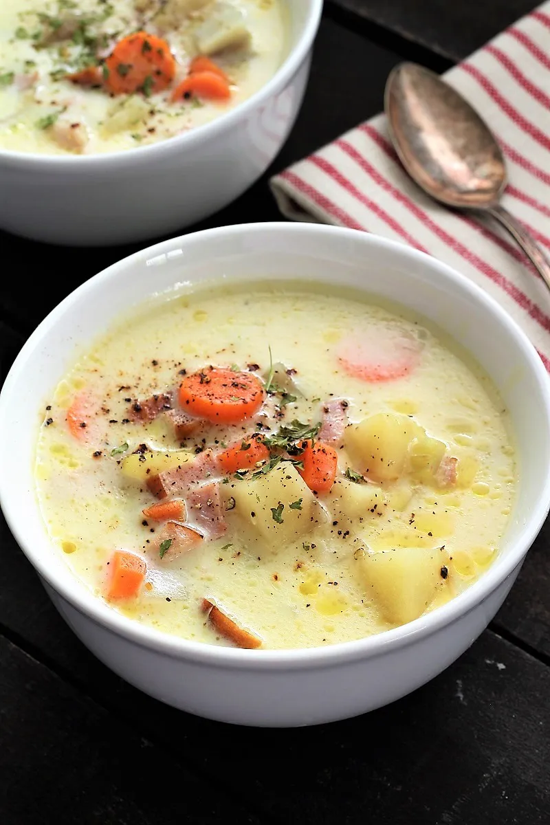Creamy Potato and Ham Soup