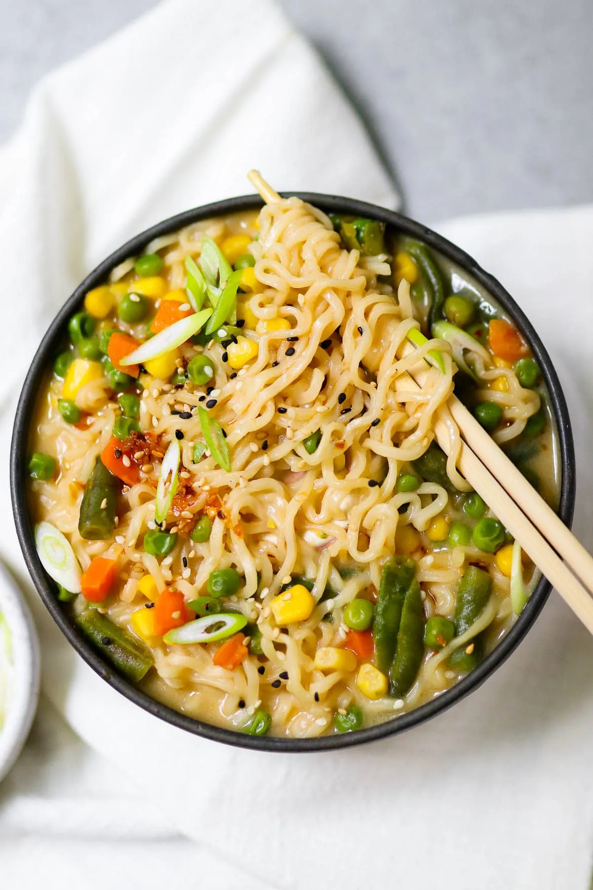 Creamy Ramen Noodle Bowl