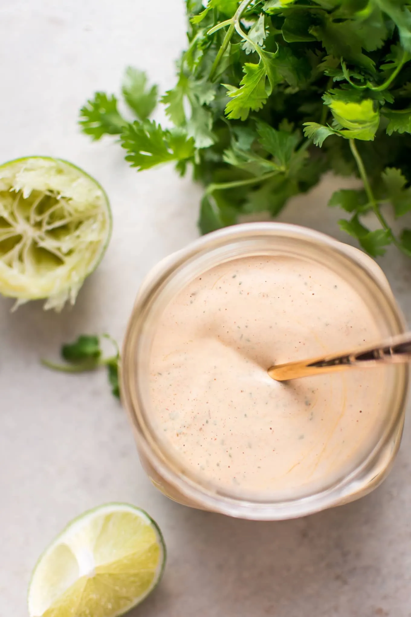 Creamy Smoky Spicy Cilantro Dressing