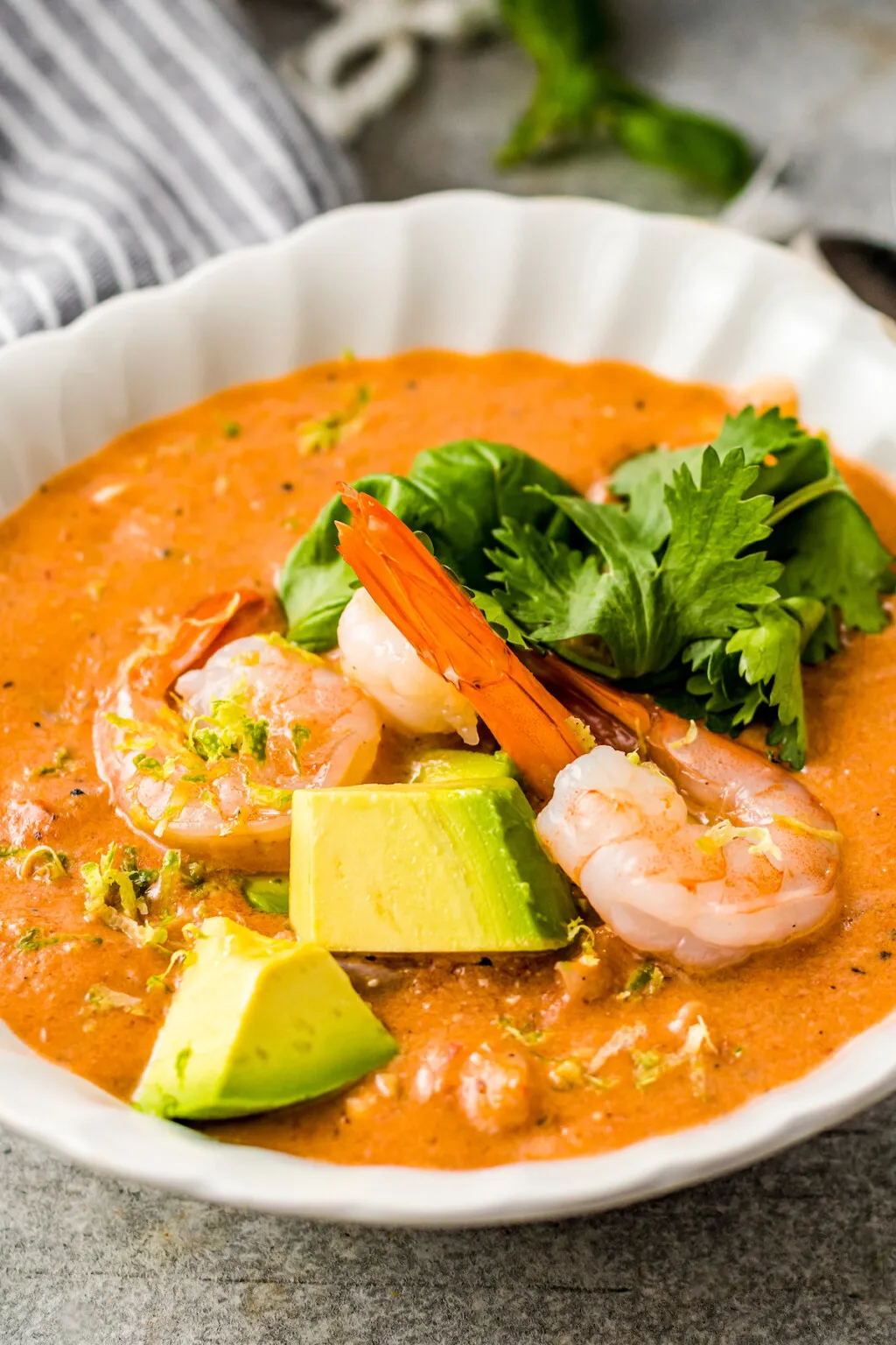 Creamy Thai Shrimp Bisque