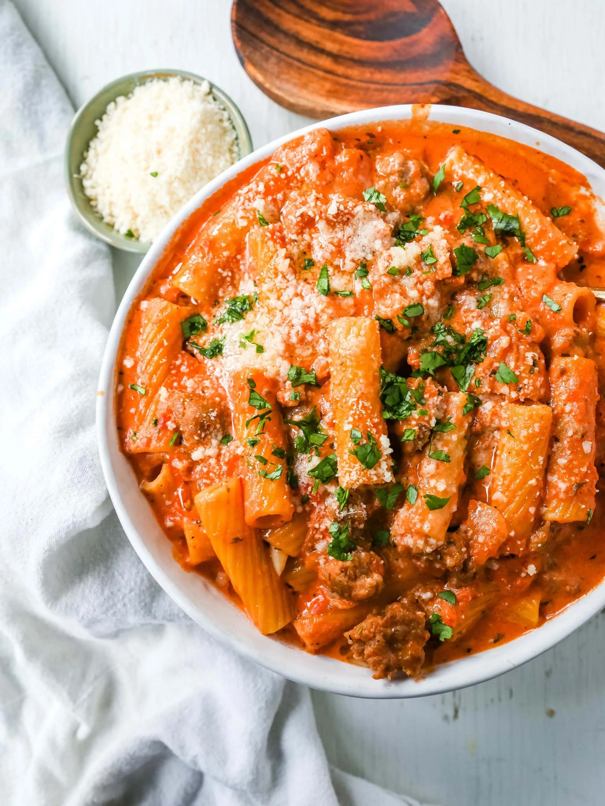 Creamy Tomato Sausage Pasta