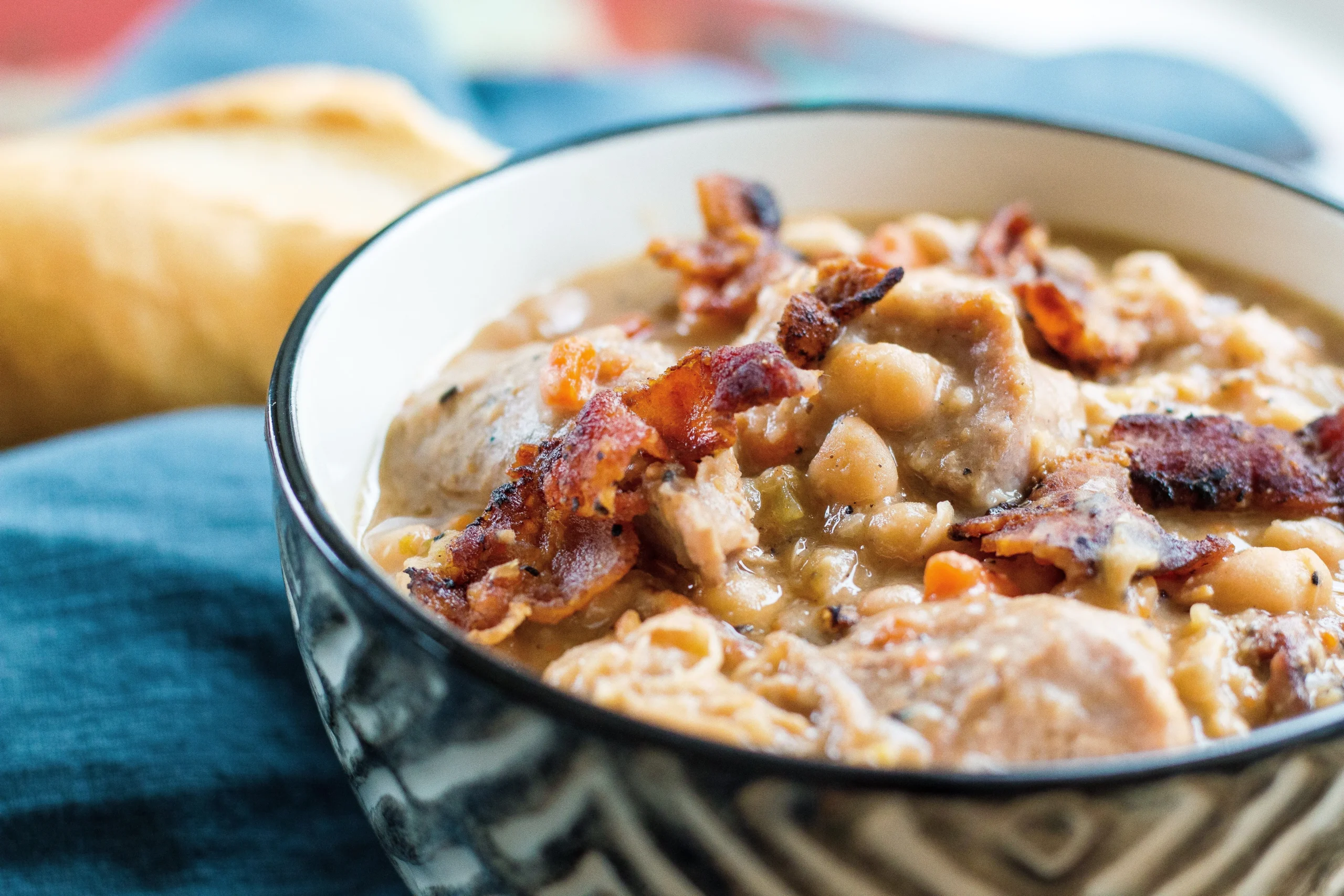 Creamy White Bean Pork Stew