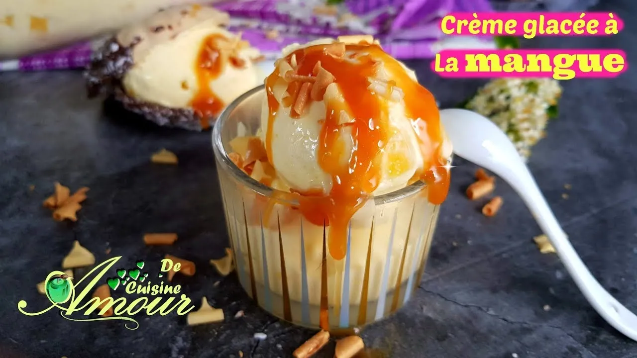 Crème Glacée à la Mangue