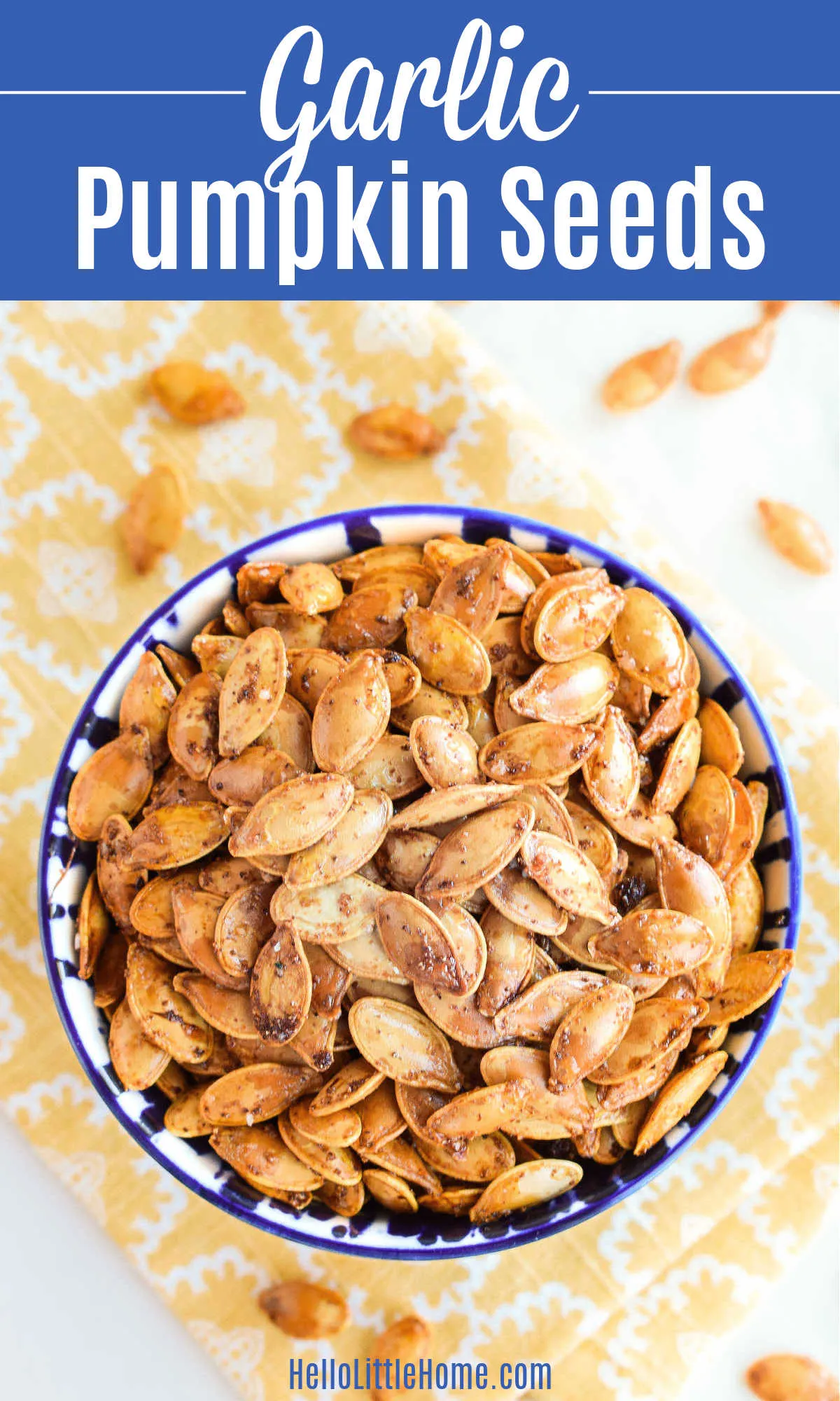 Crispy Garlic Toasted Pumpkin Seeds