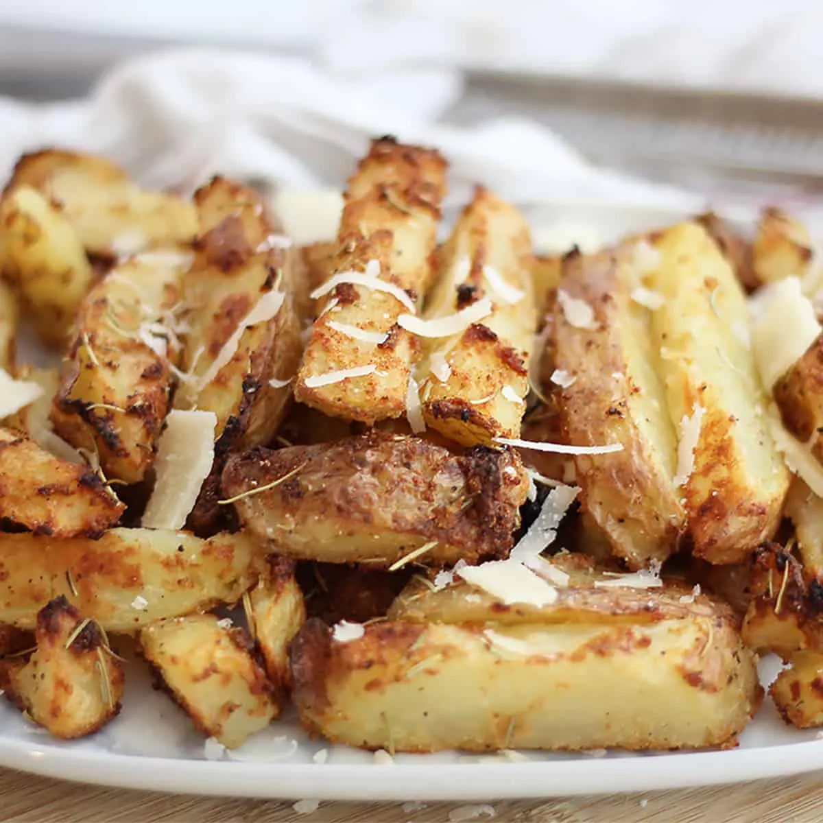 Crispy Miso Rosemary Oven Fries