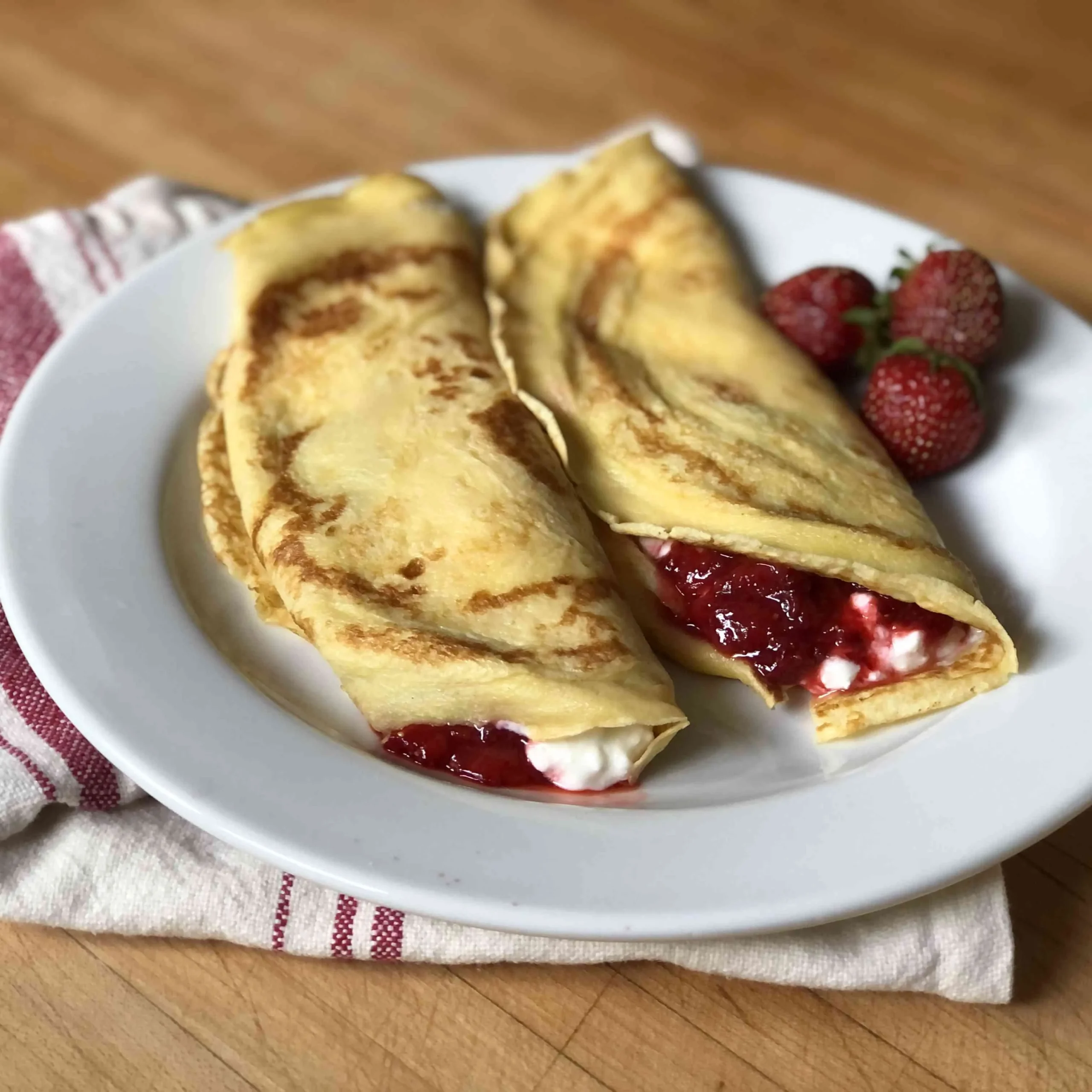 Croatian Cheese Pancakes Crepes
