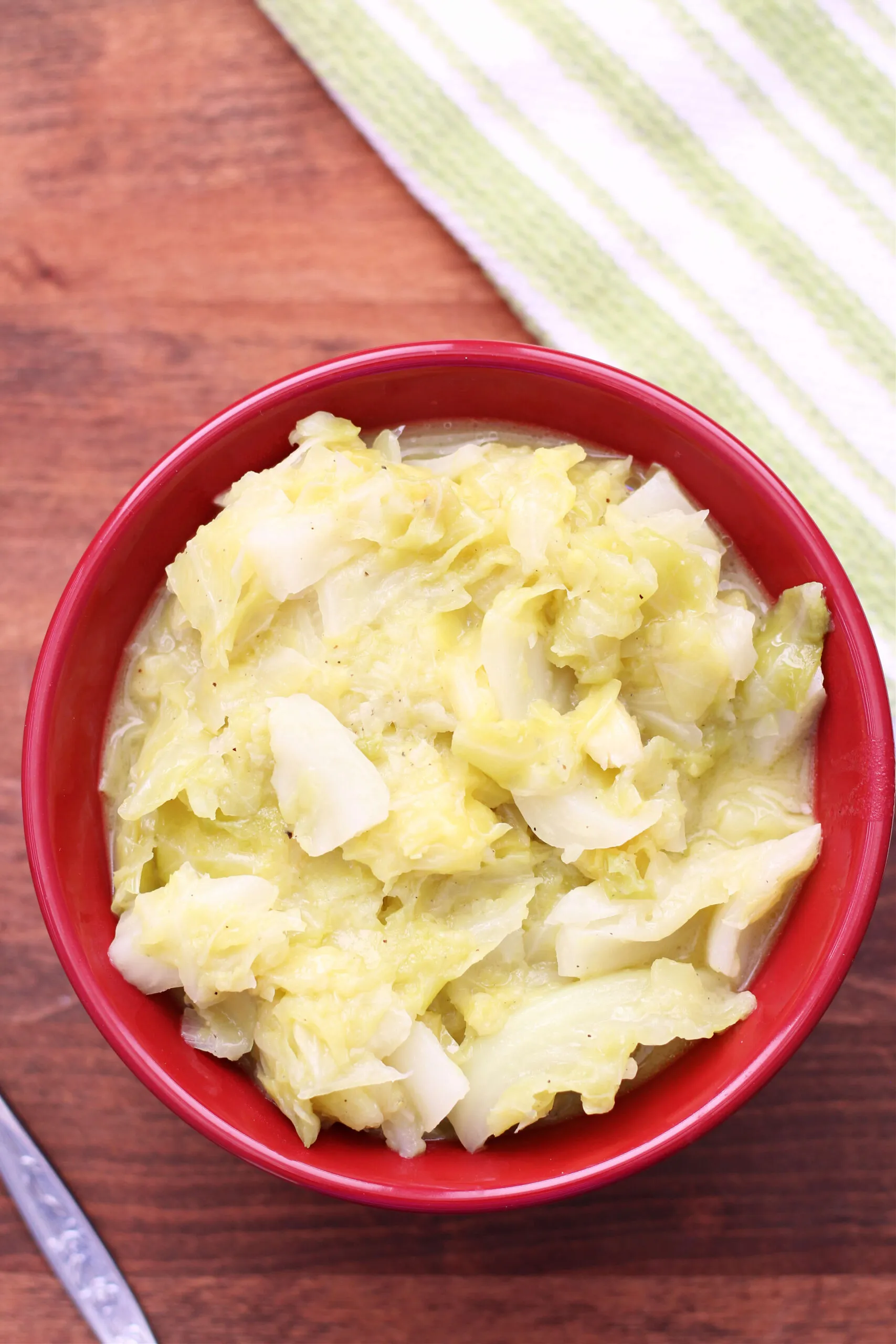 Crock Pot Buttered Cabbage