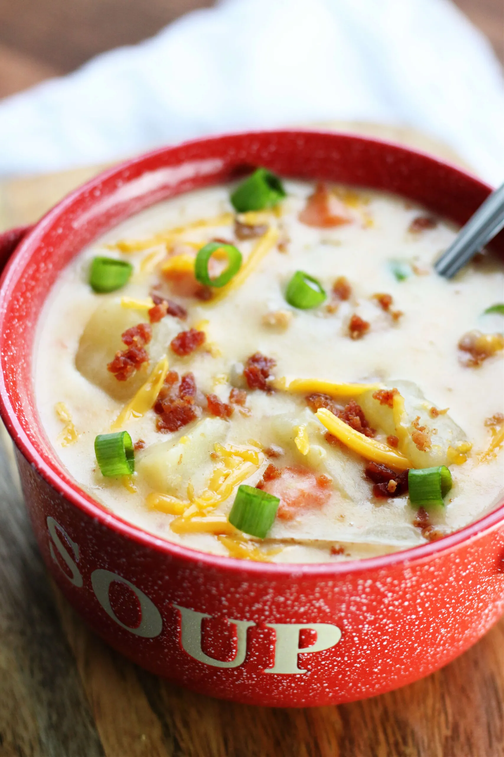 Crock Pot Steakhouse Loaded Potatoes