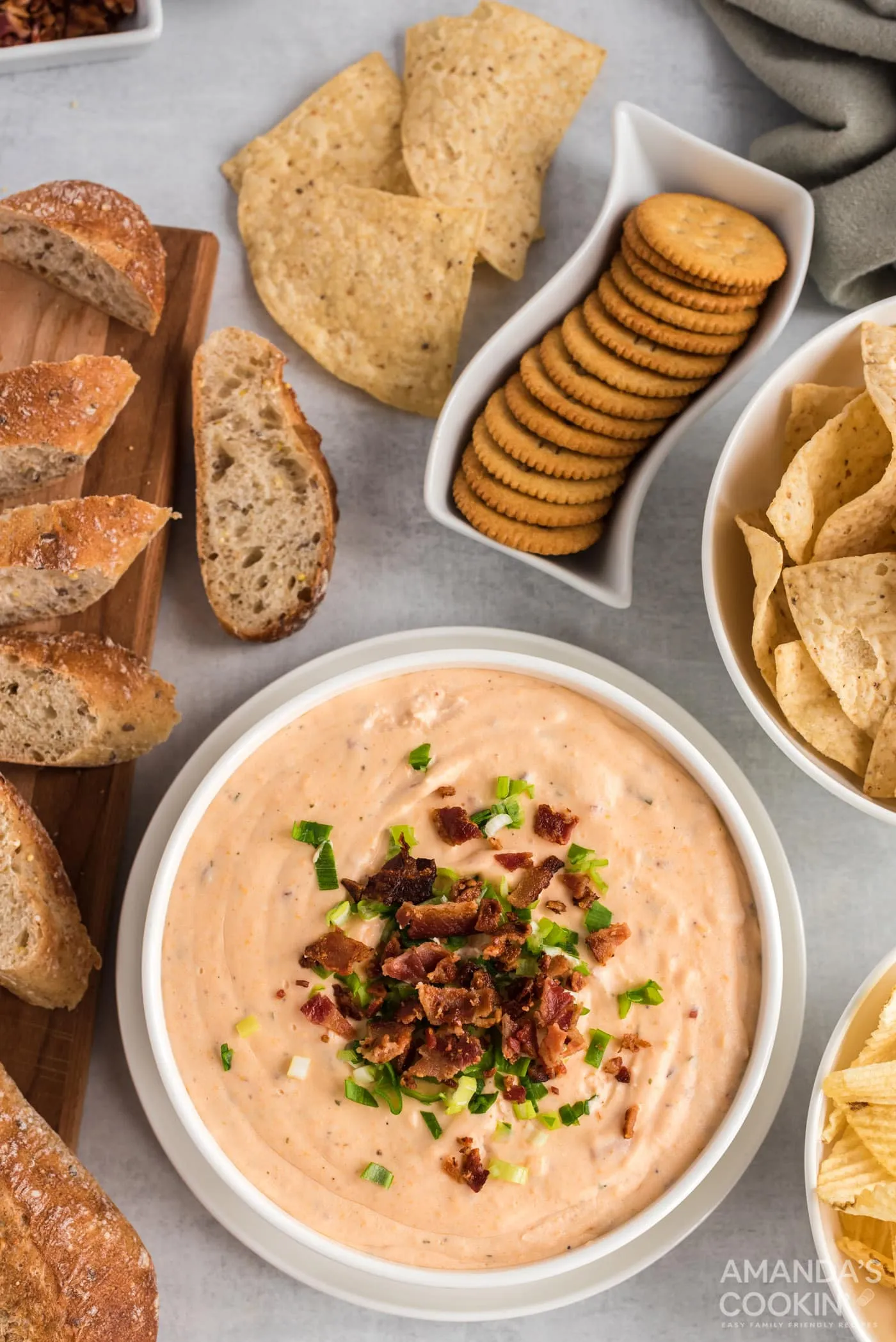 Crockpot Bacon Cheese Dip