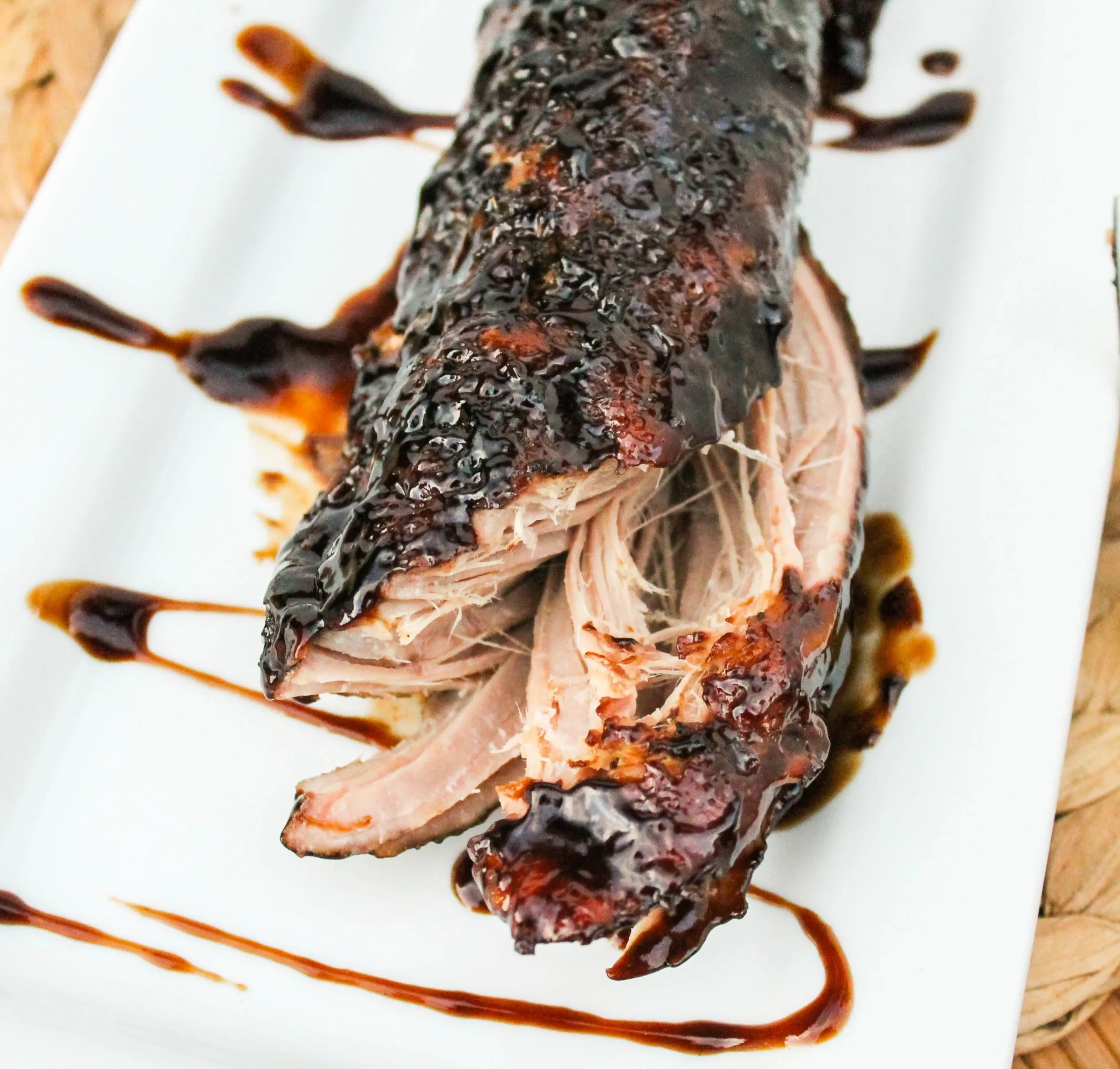 Crockpot Brown Sugar Balsamic Pork Tenderloin