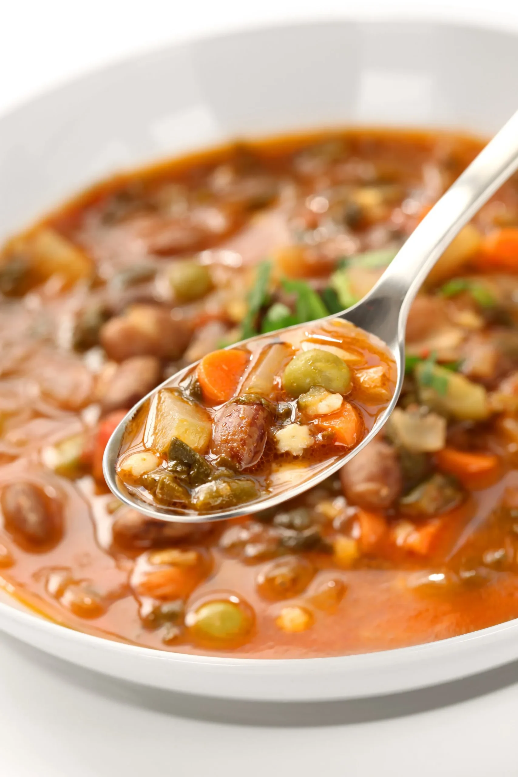 Crockpot Chicken Minestrone Soup