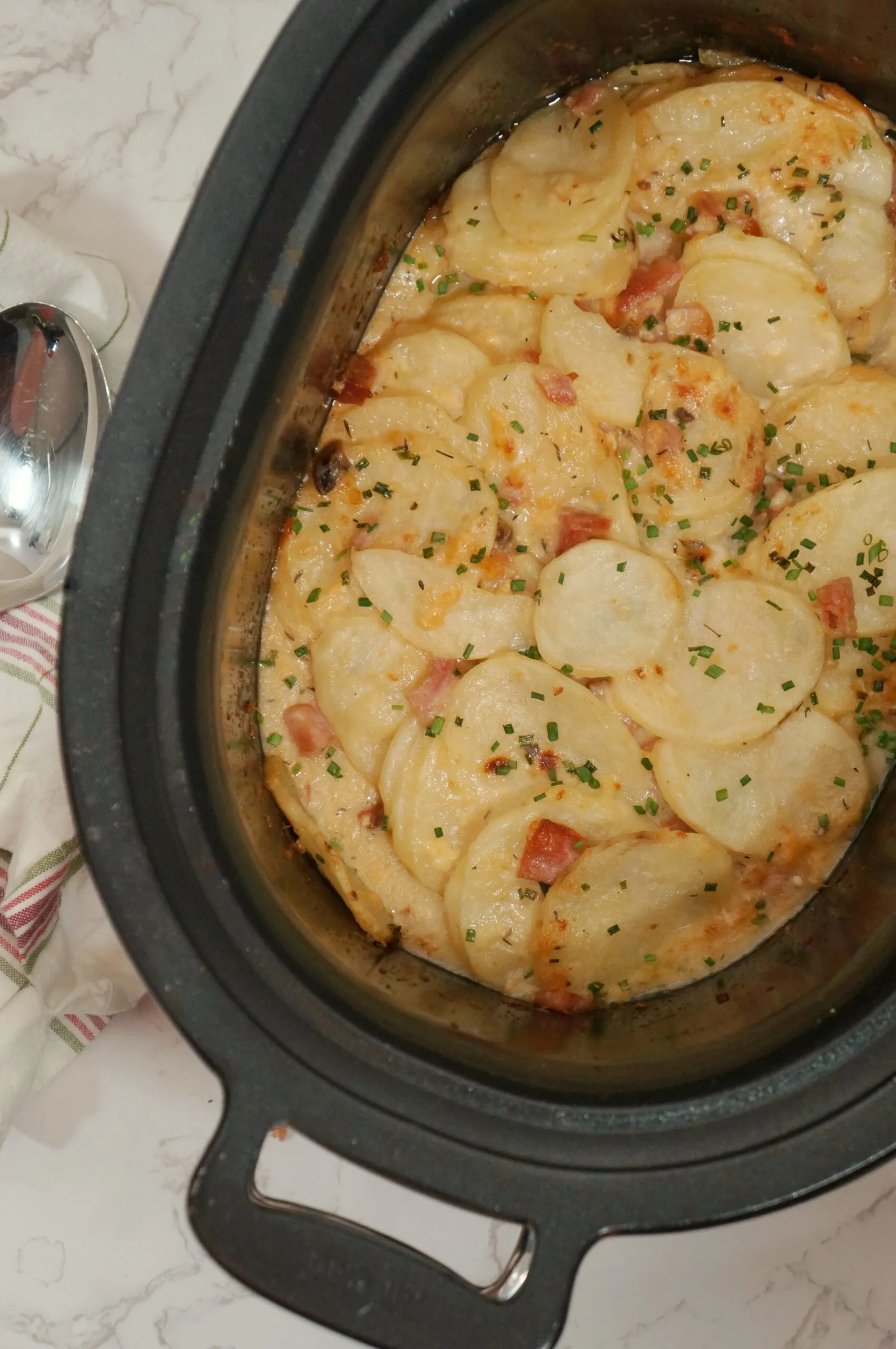 Crockpot Ham n Scalloped Potatoes