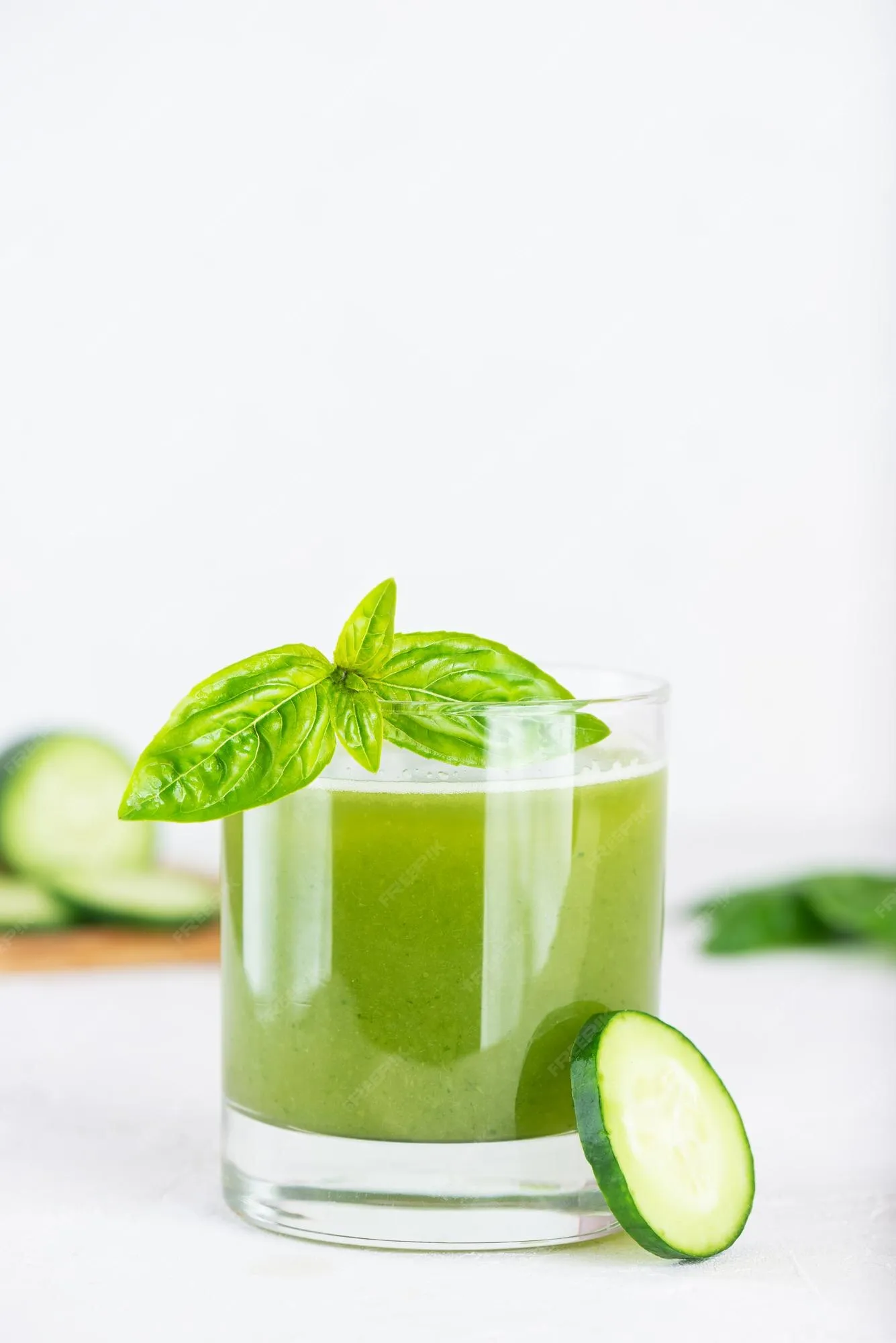 Cucumber Lemonade with Basil