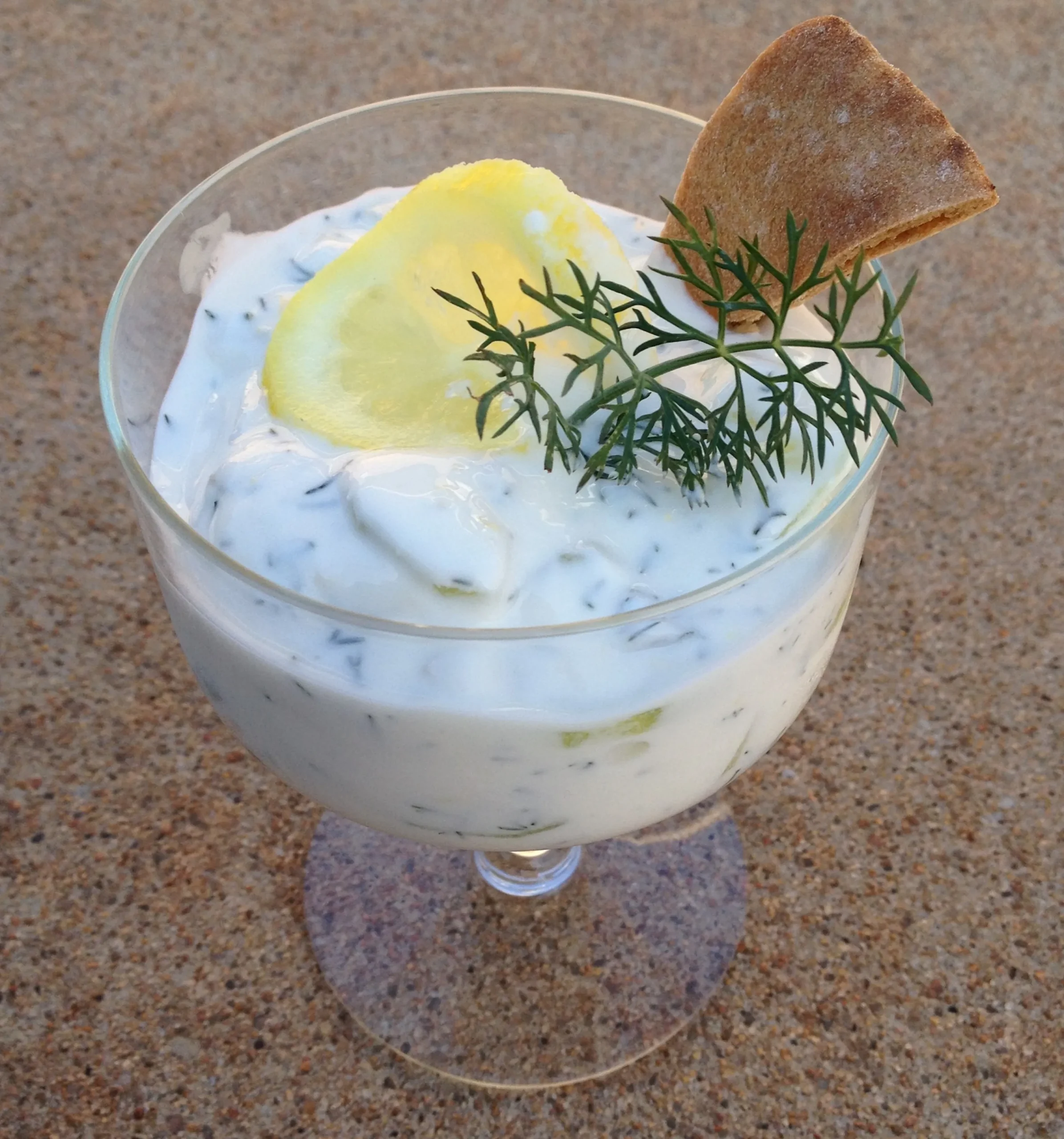 Cucumber Yogurt Dip with Dill Lemon