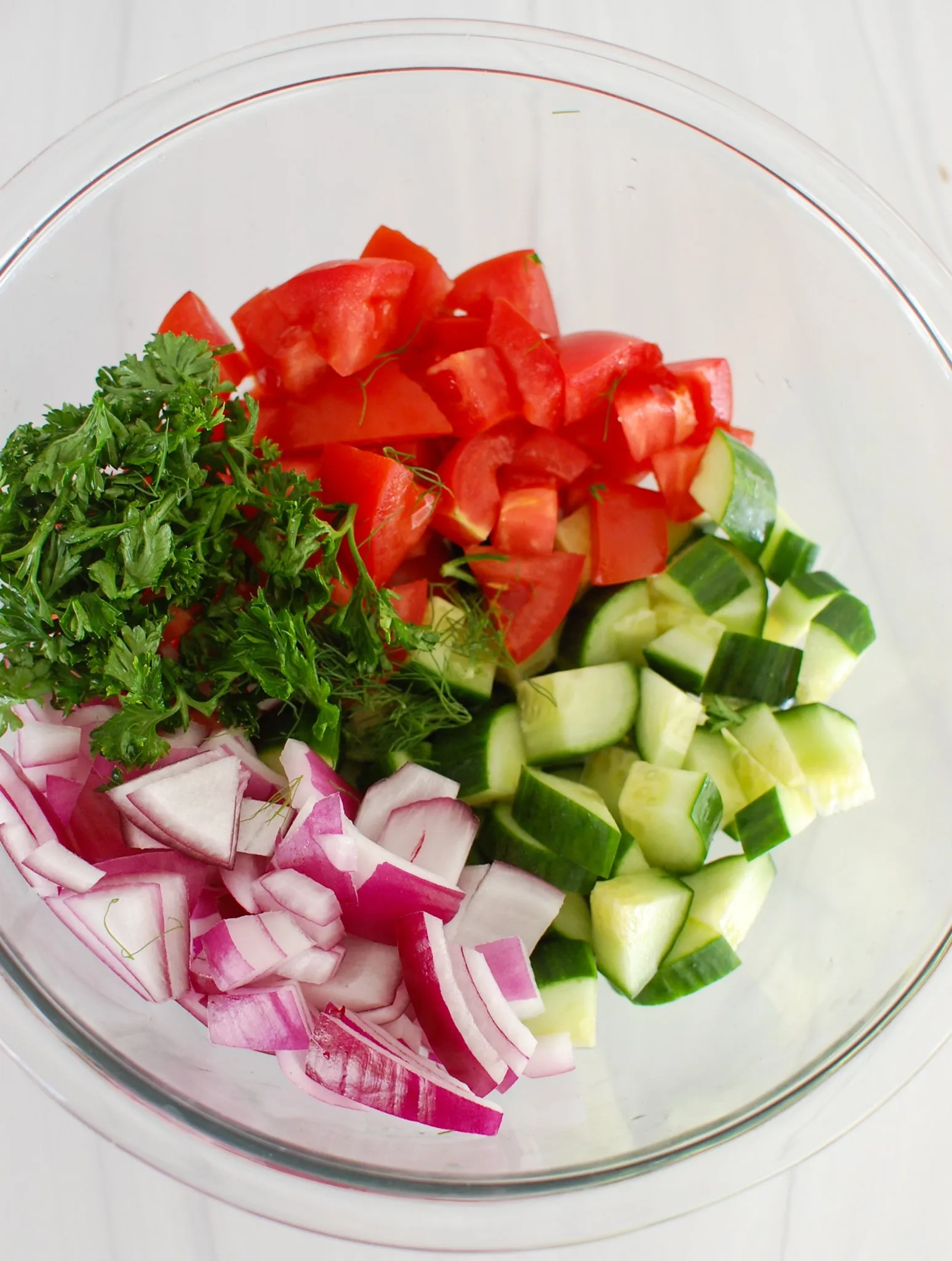 Cuke and Tomato Yogurt