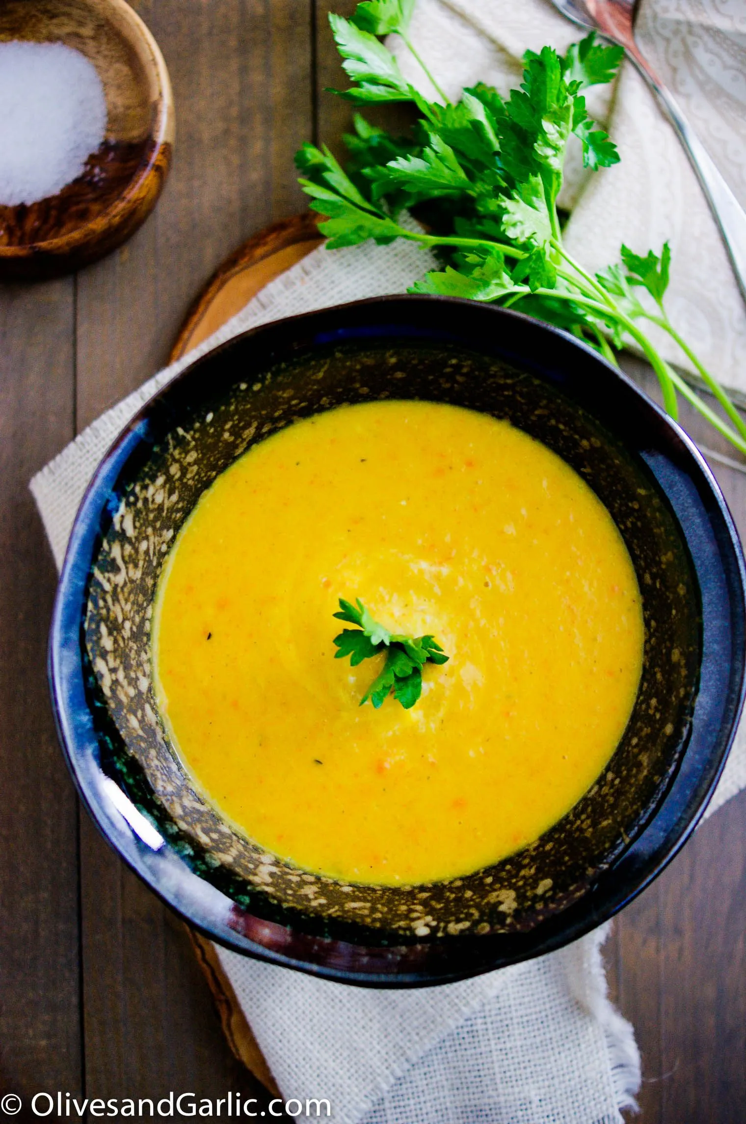 Curried Butternut Squash Cauliflower Soup