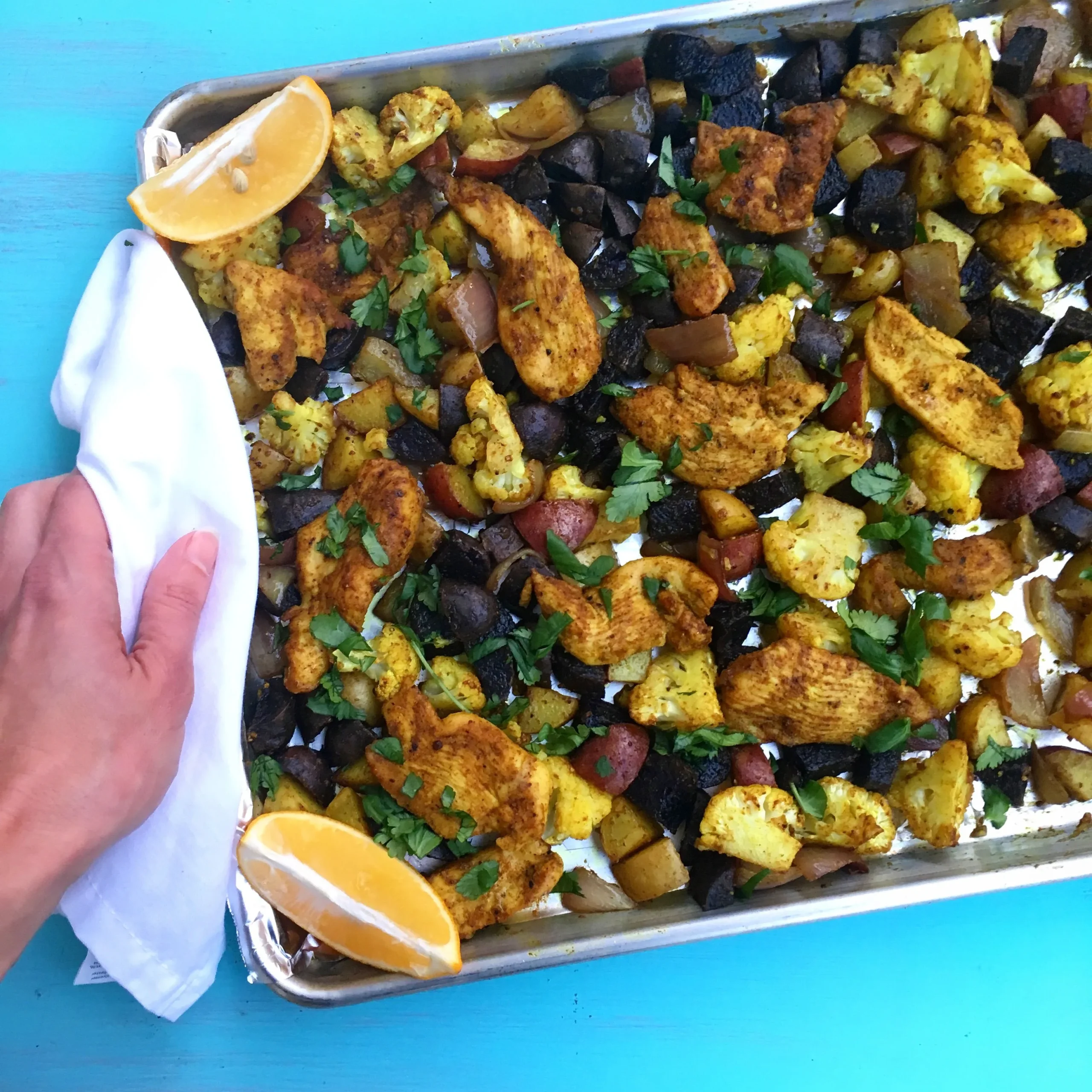 Curried Chicken and Vegetables Skillet
