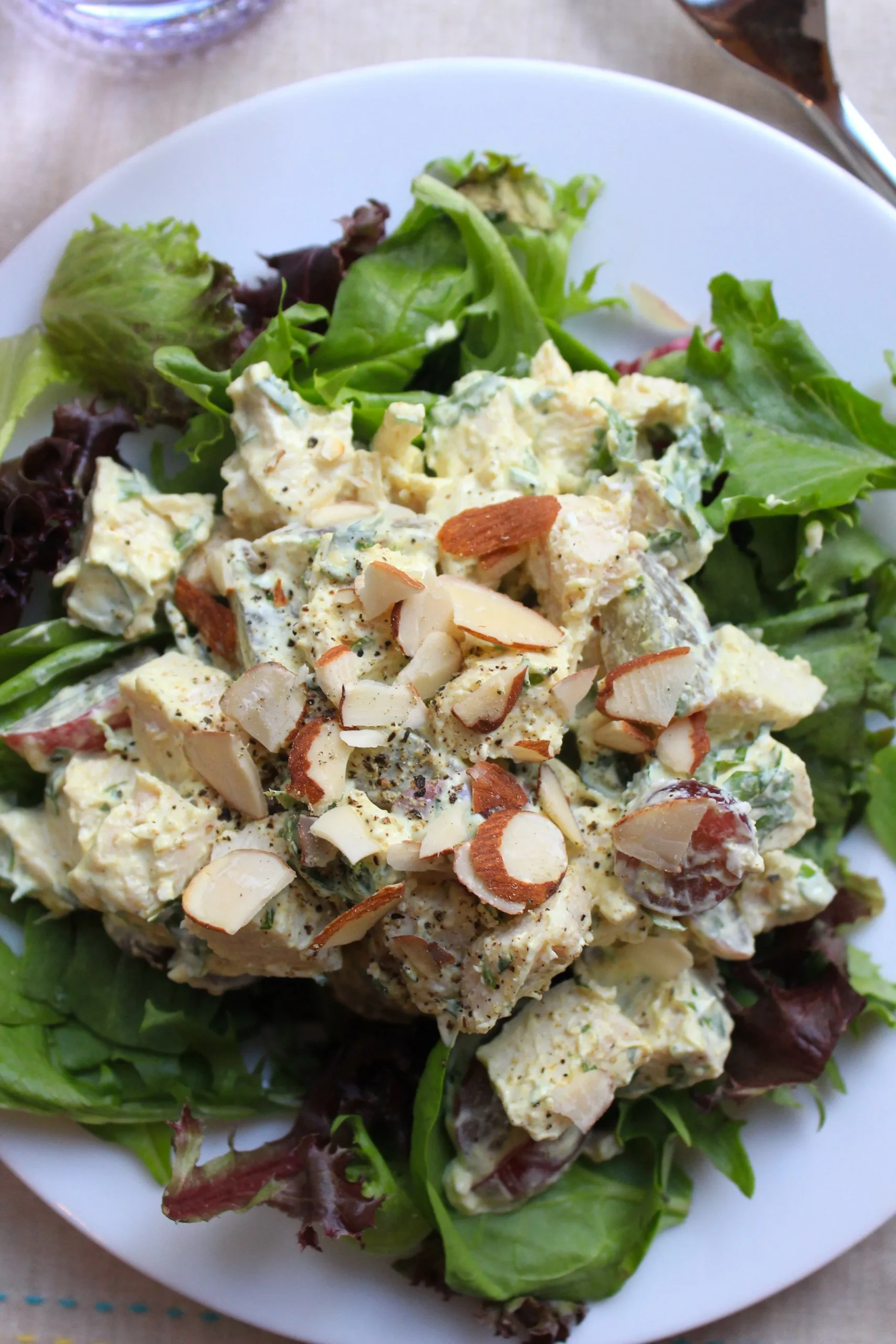 Curry Chicken Salad with Almonds