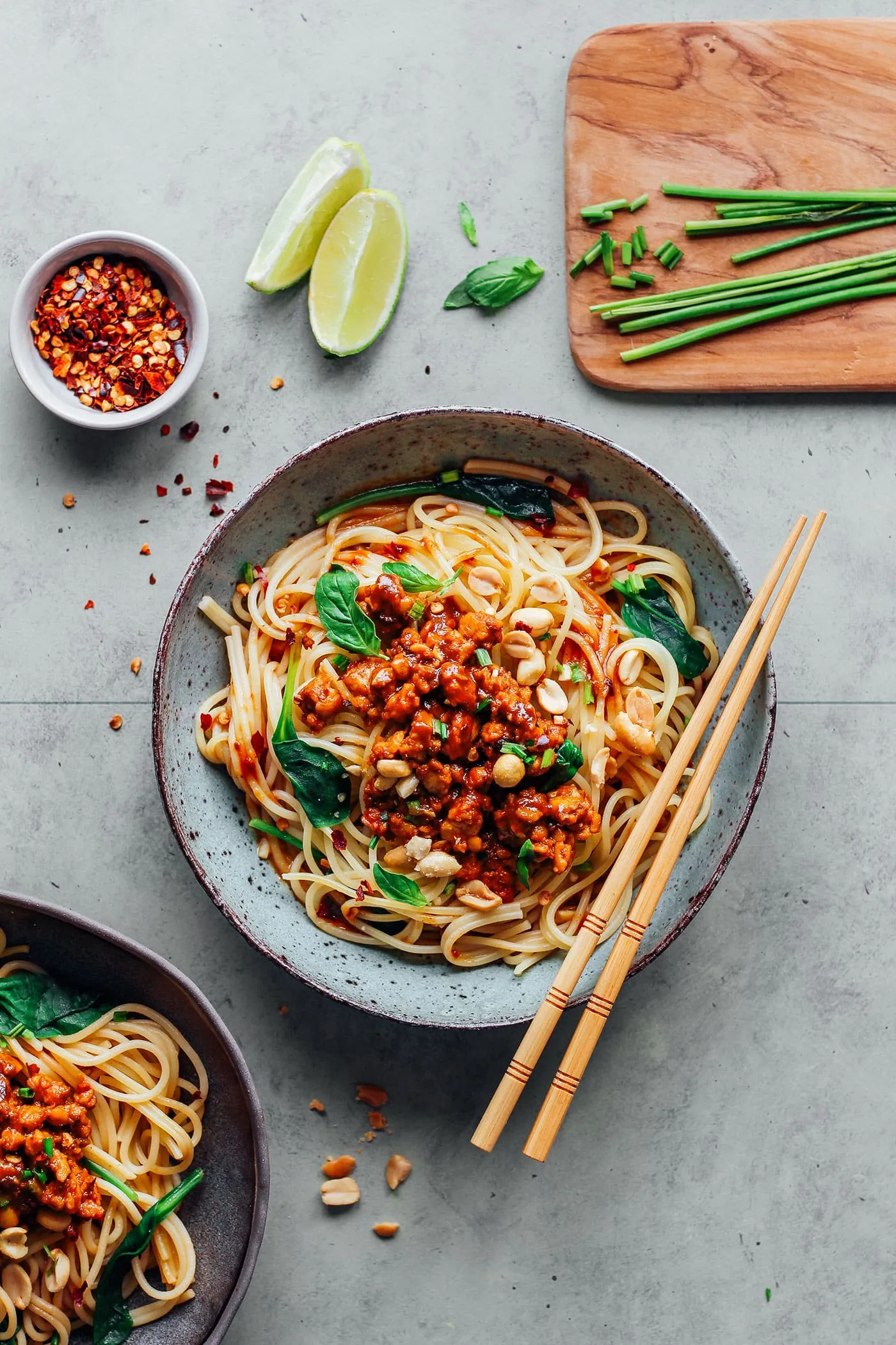 Dan Dan Noodles Tempeh Scramble