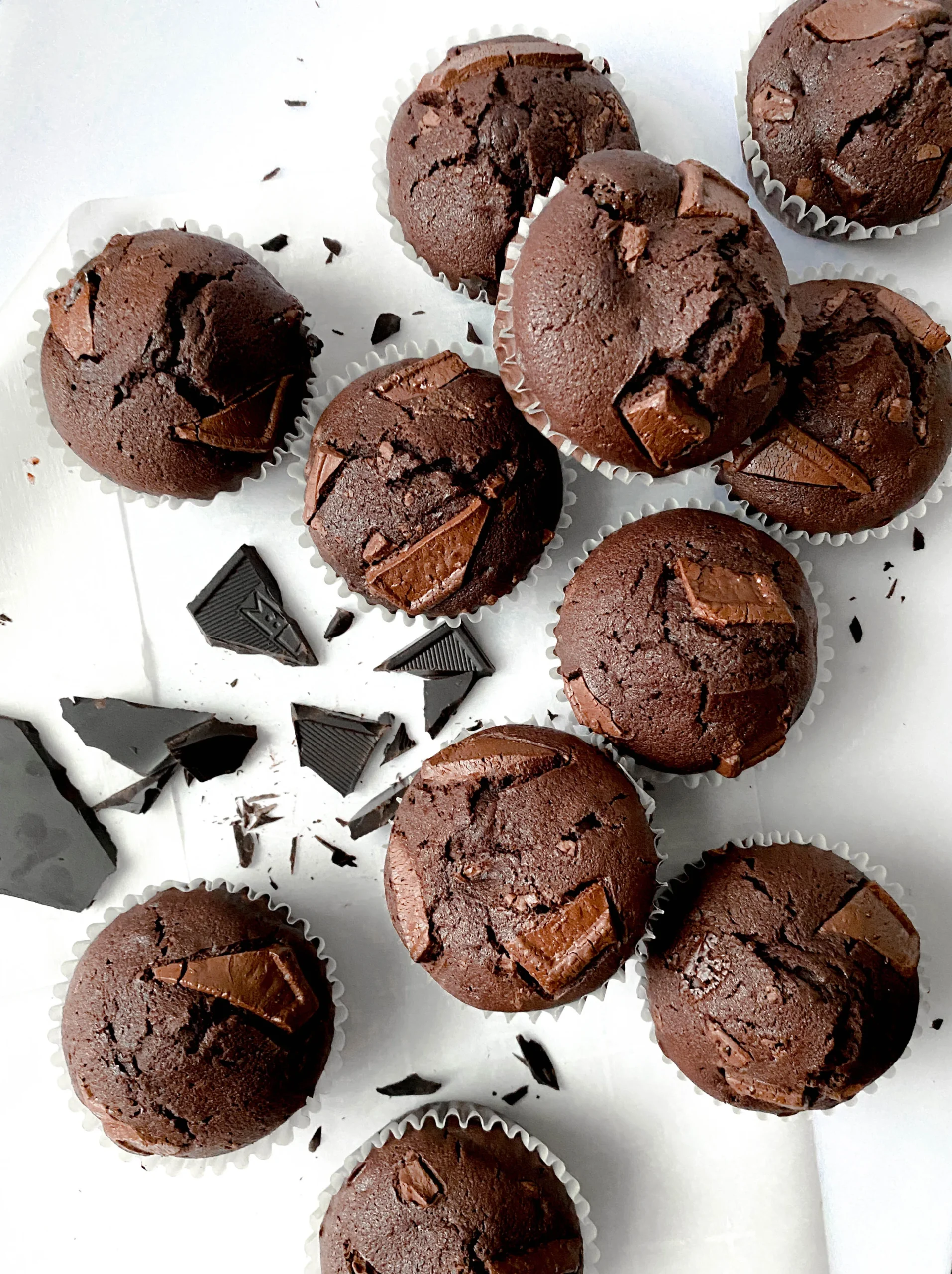 Dark Chocolate Chunk Muffins