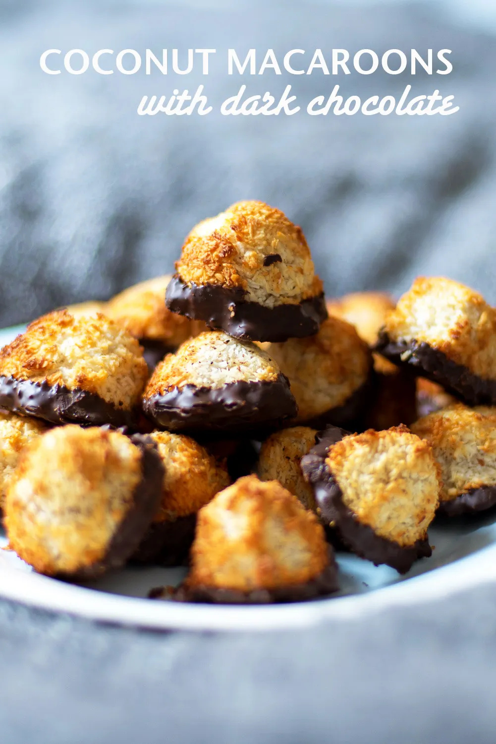 Dark Chocolate Coconut Macaroons