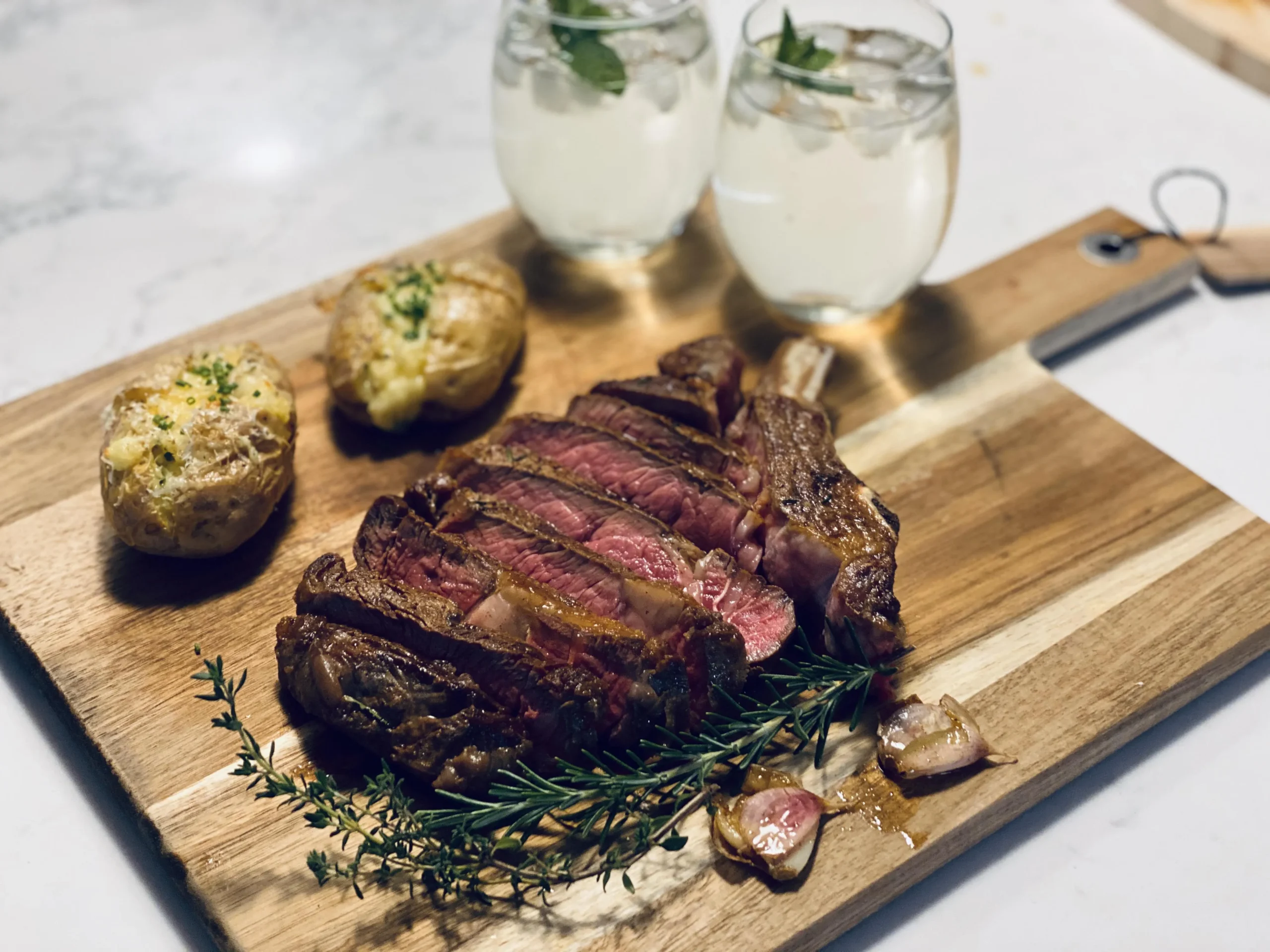 Date Night Rib Eye Steak