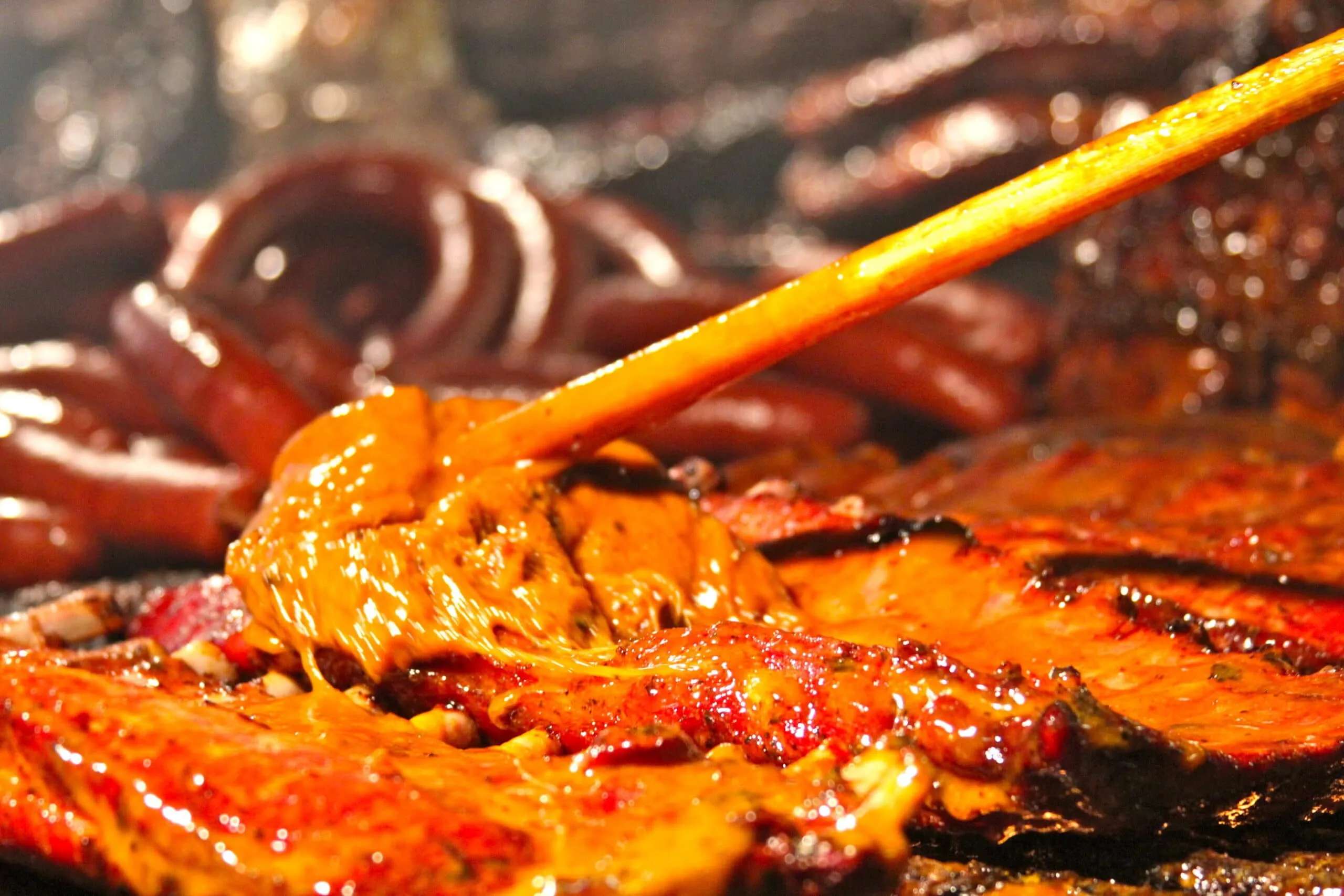 Dean Smith's Barbecue Sauce Used as a Mop