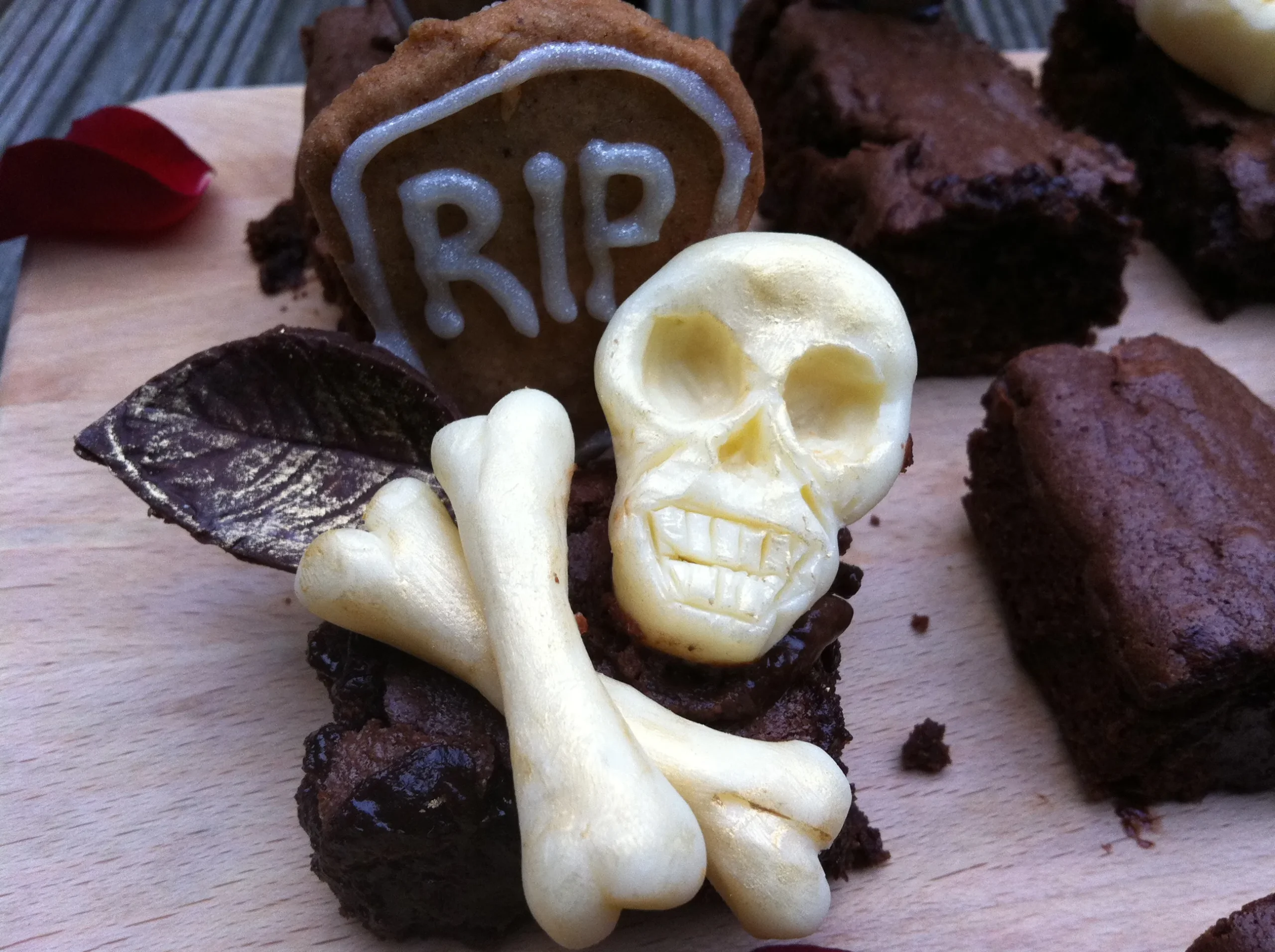 Death Chocolate Crispy Treats