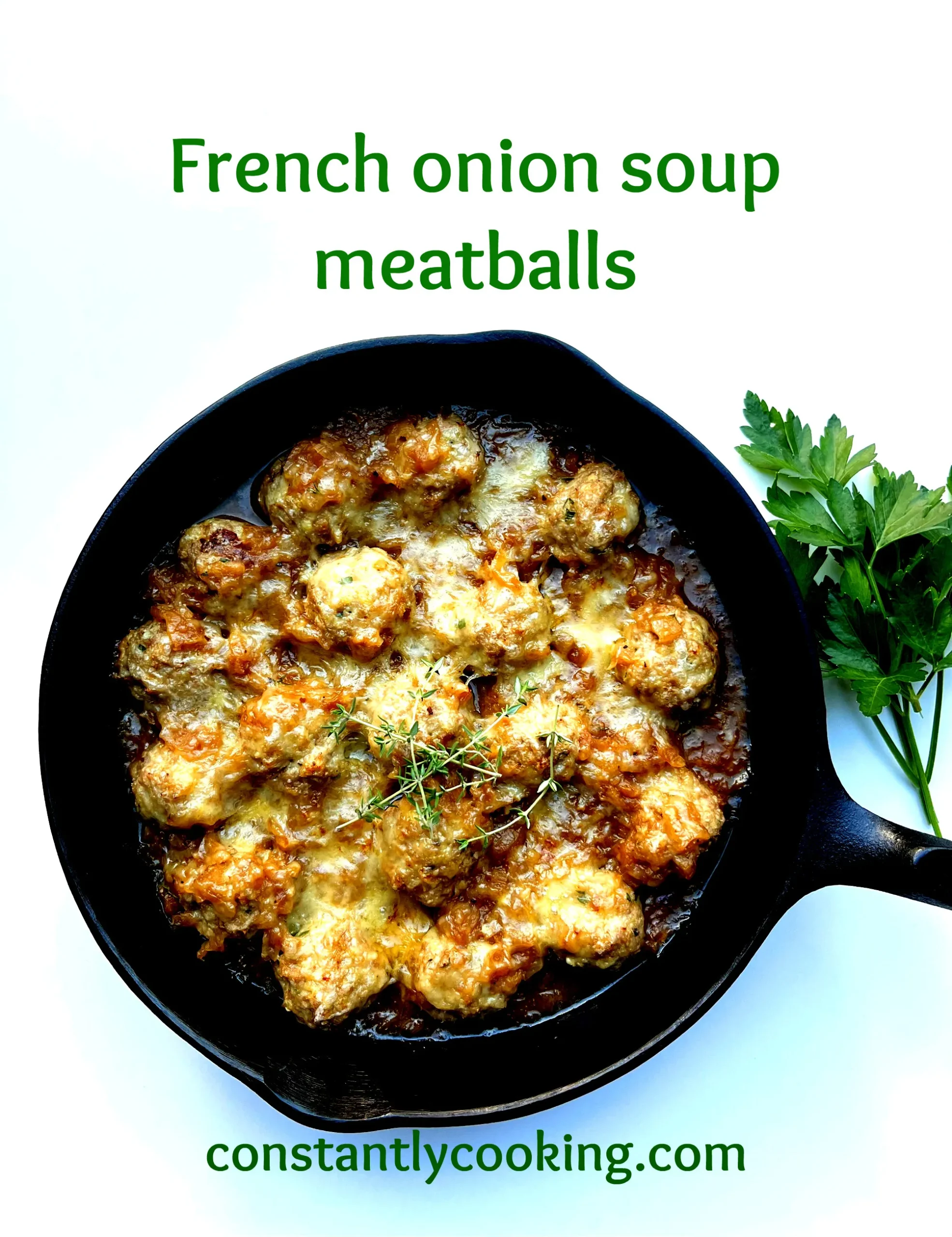 Delish French Onion Soup Meatballs