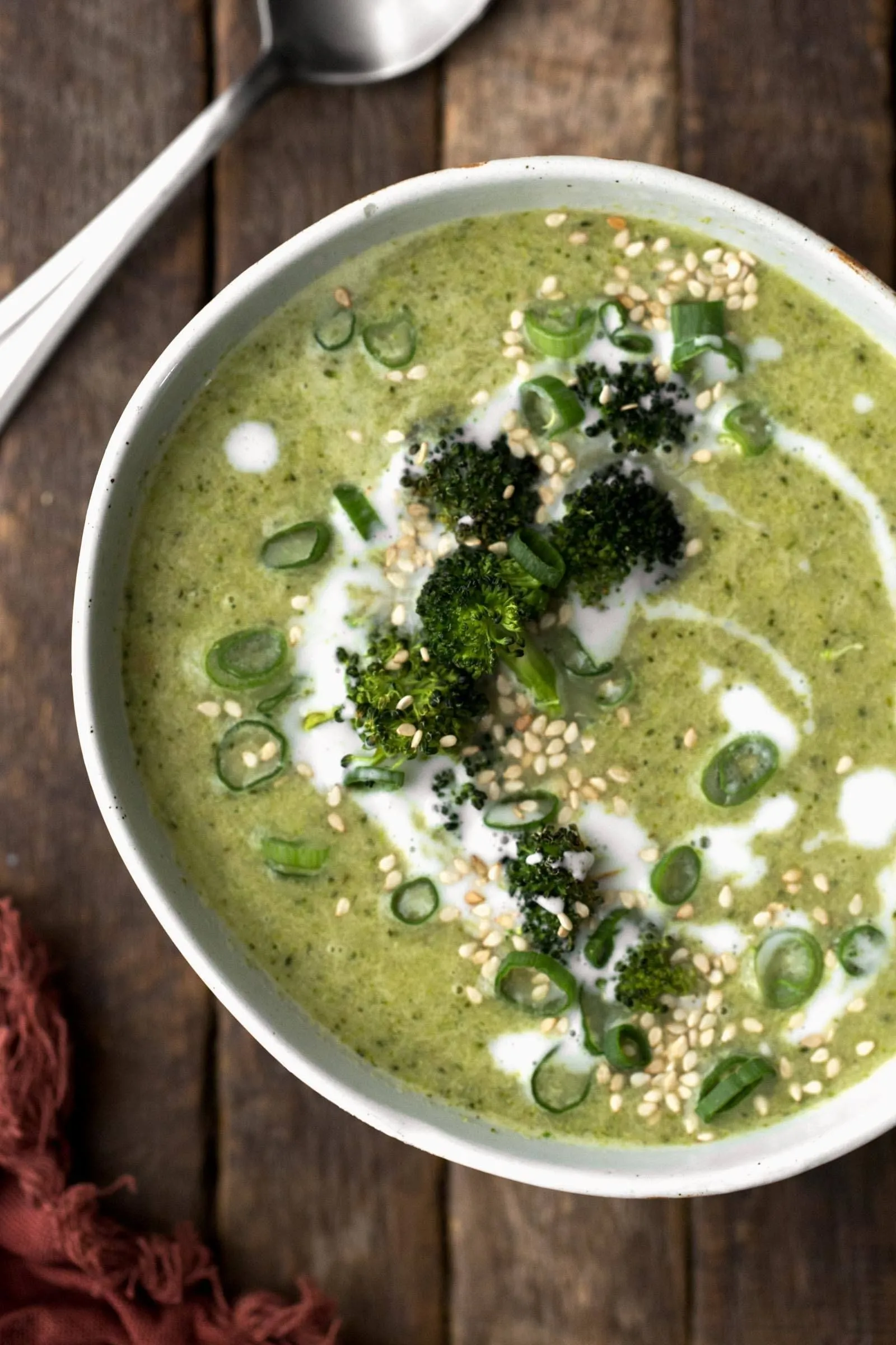 Detox Broccoli Soup with Ginger Lemon
